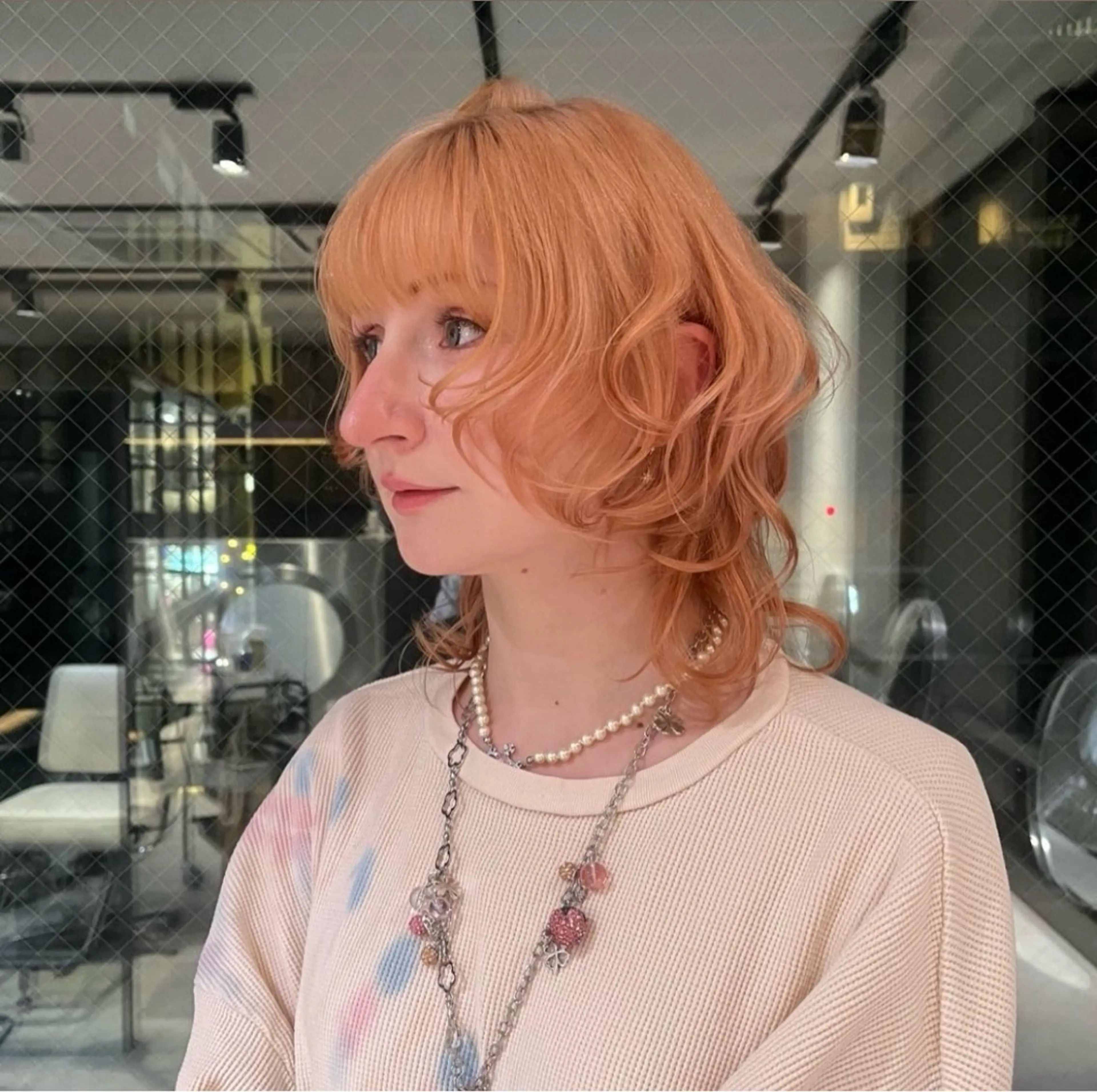 ショート カラー ヘアカラー ヒビキ/モテ×愛され /ブリーチ特化のヘアスタイル