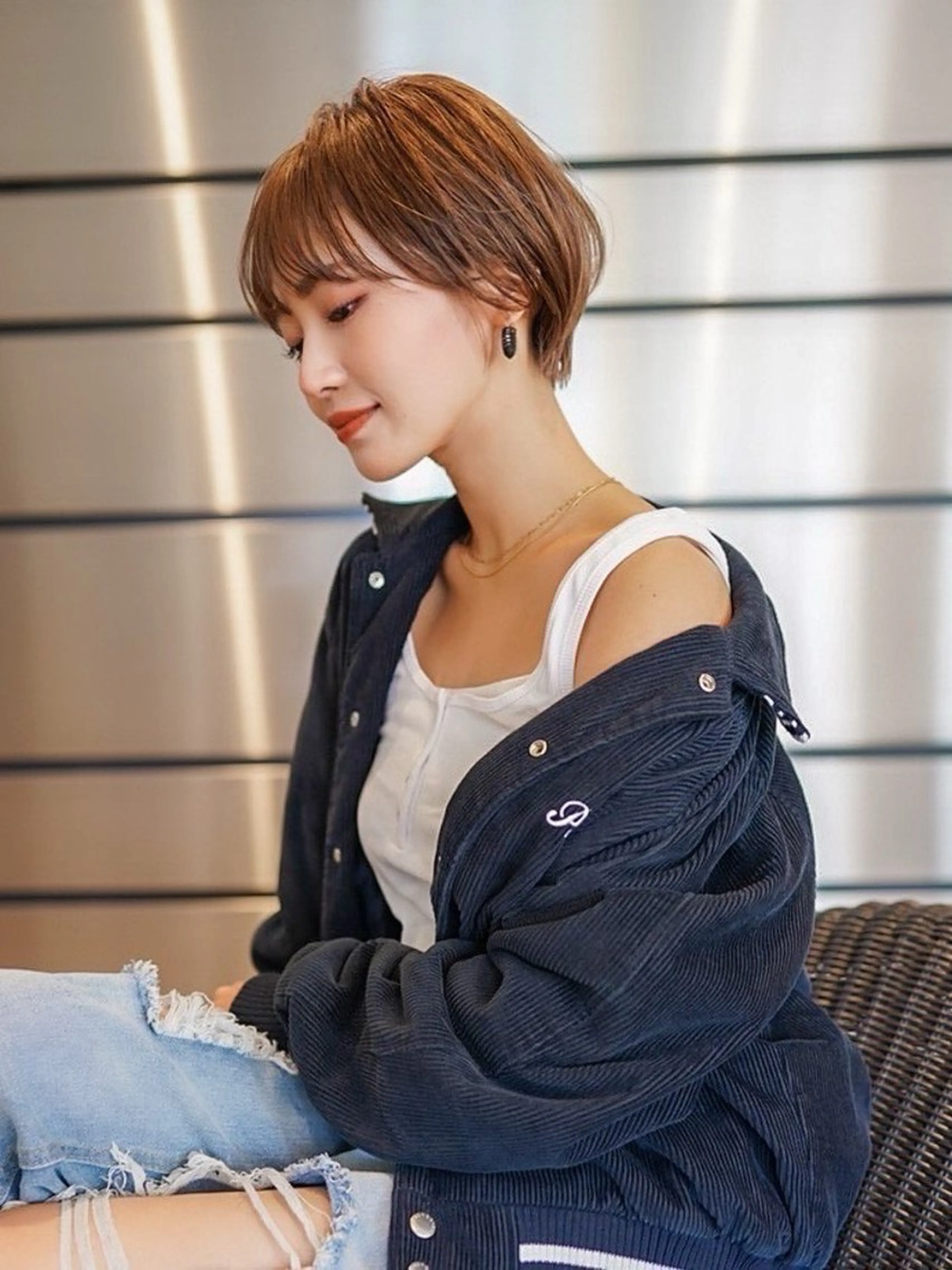 ショート カラー MISAKI🪐 💫のヘアスタイル