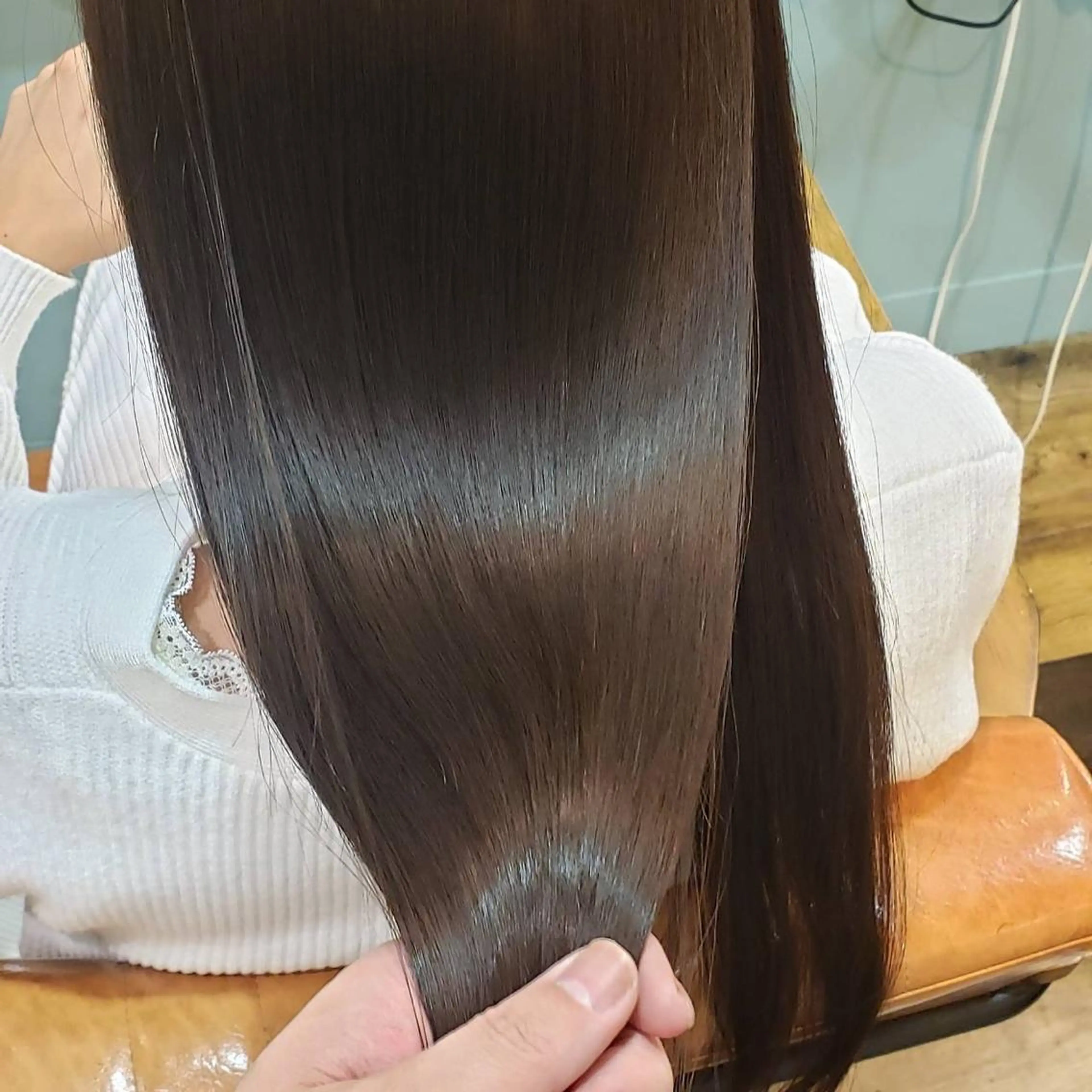 ロング カラー トリートメント モデル募集💚 Miyabi💚のヘアスタイル