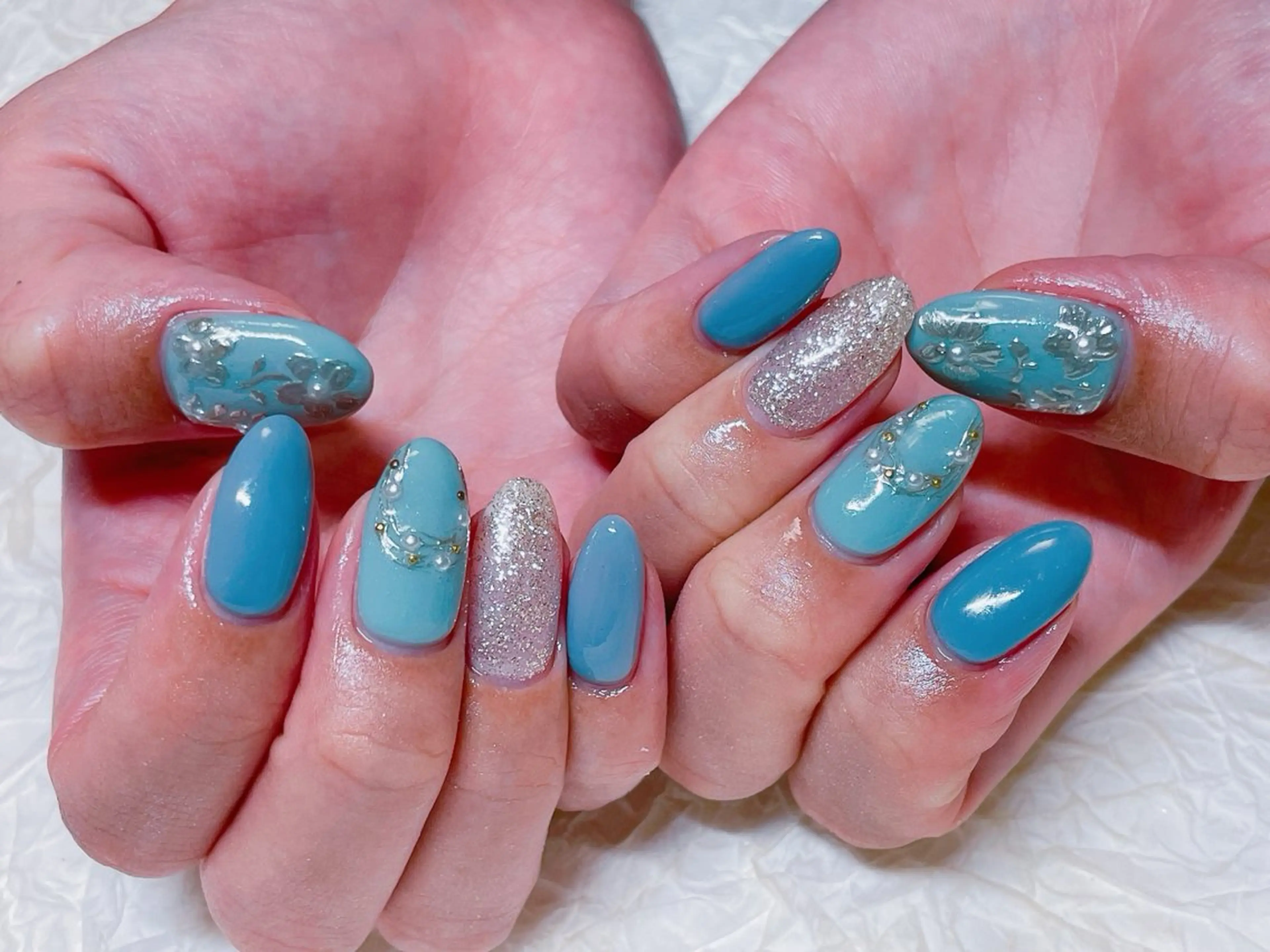 ネイル アートネイル チークネイル フットネイル フレンチネイル ジェルネイル ゆ か_Nails💫のネイルデザイン