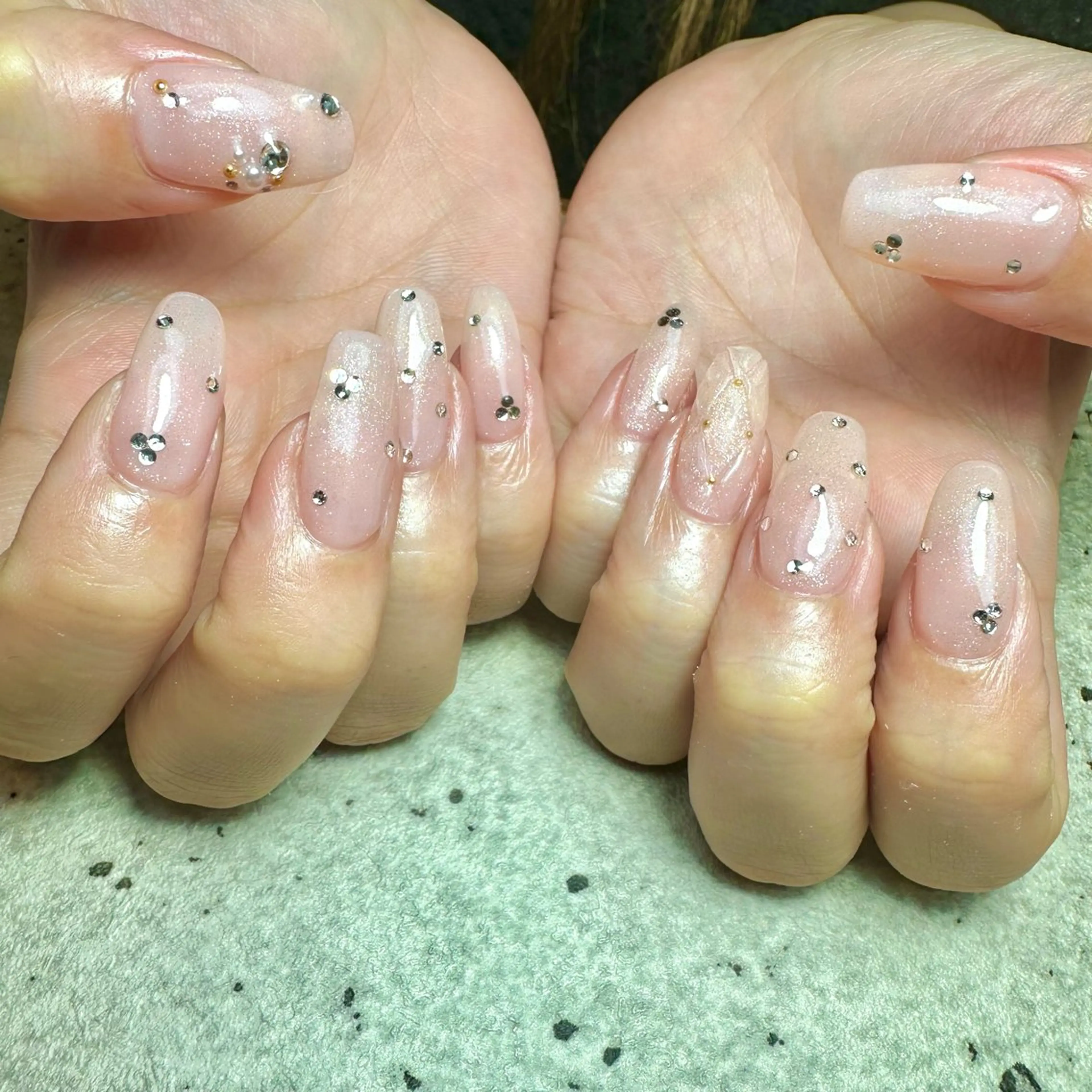 ネイル ブライダルネイル ハンドネイル フットネイル GéRanium Harukaのネイルデザイン