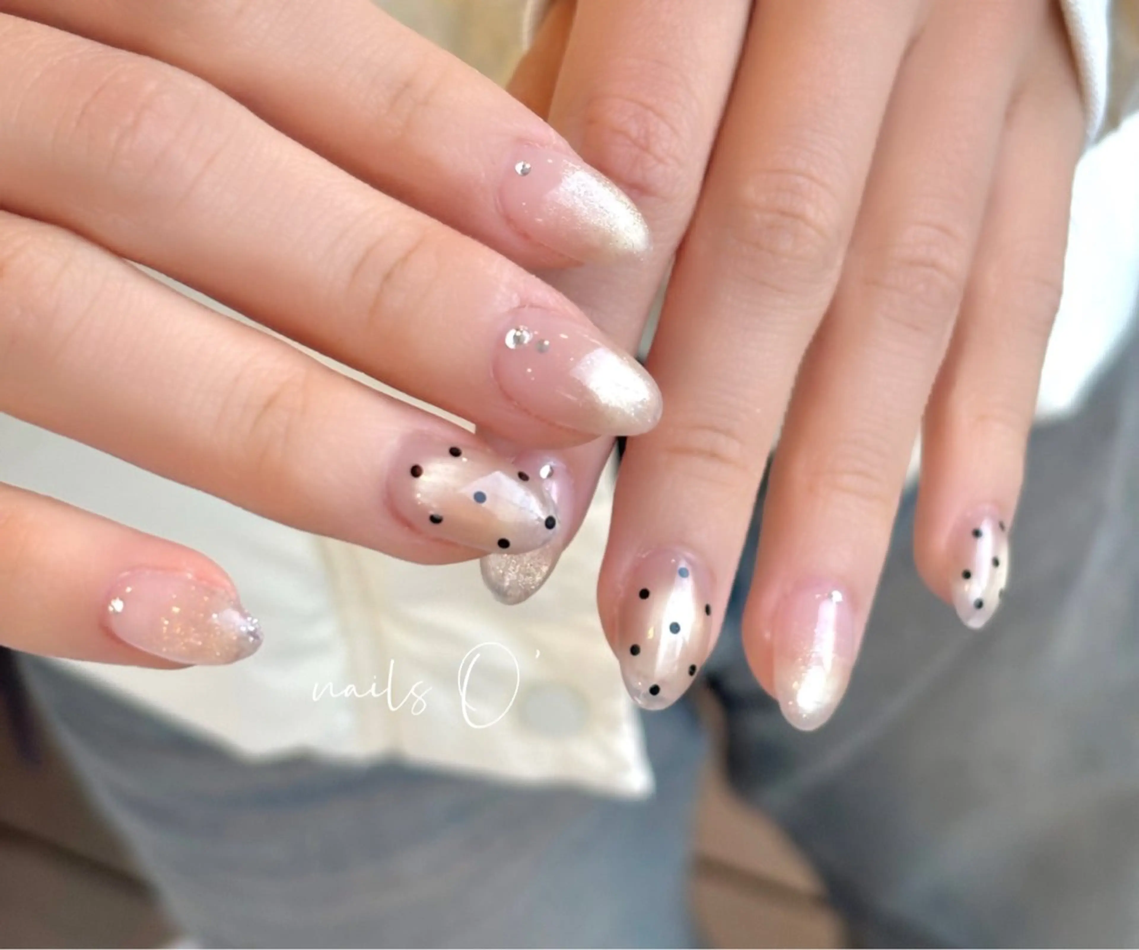 ネイル 大人可愛いネイル🎗 Hinaのネイルデザイン