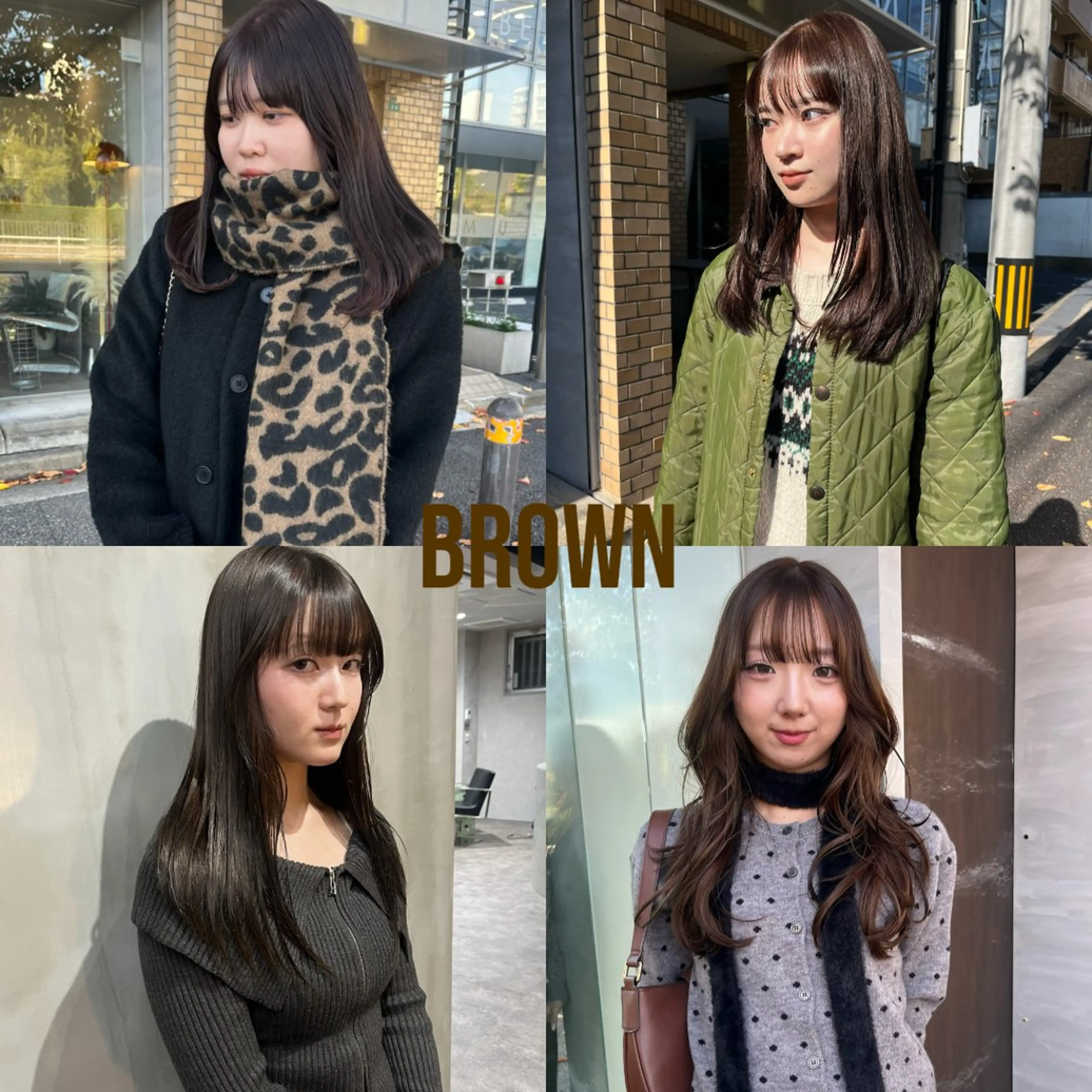 セミロング カラー ブラウンカラー カット ヘアカラー トリートメント yuumi/大濠🪷 レイヤー/ハイトーンのヘアスタイル