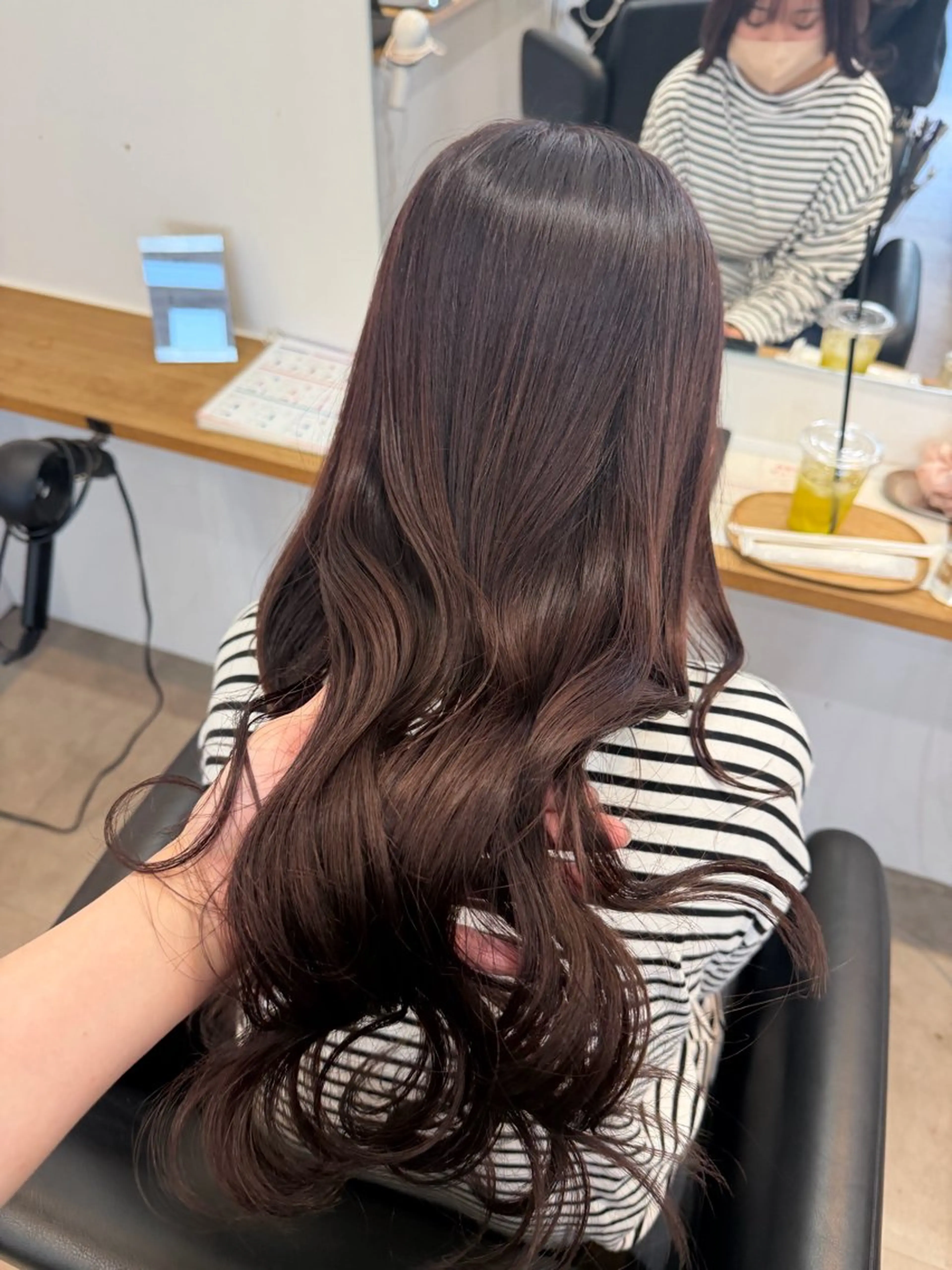 ロング カット ヘアカラー 韓国風hair💕 Kanonのヘアスタイル