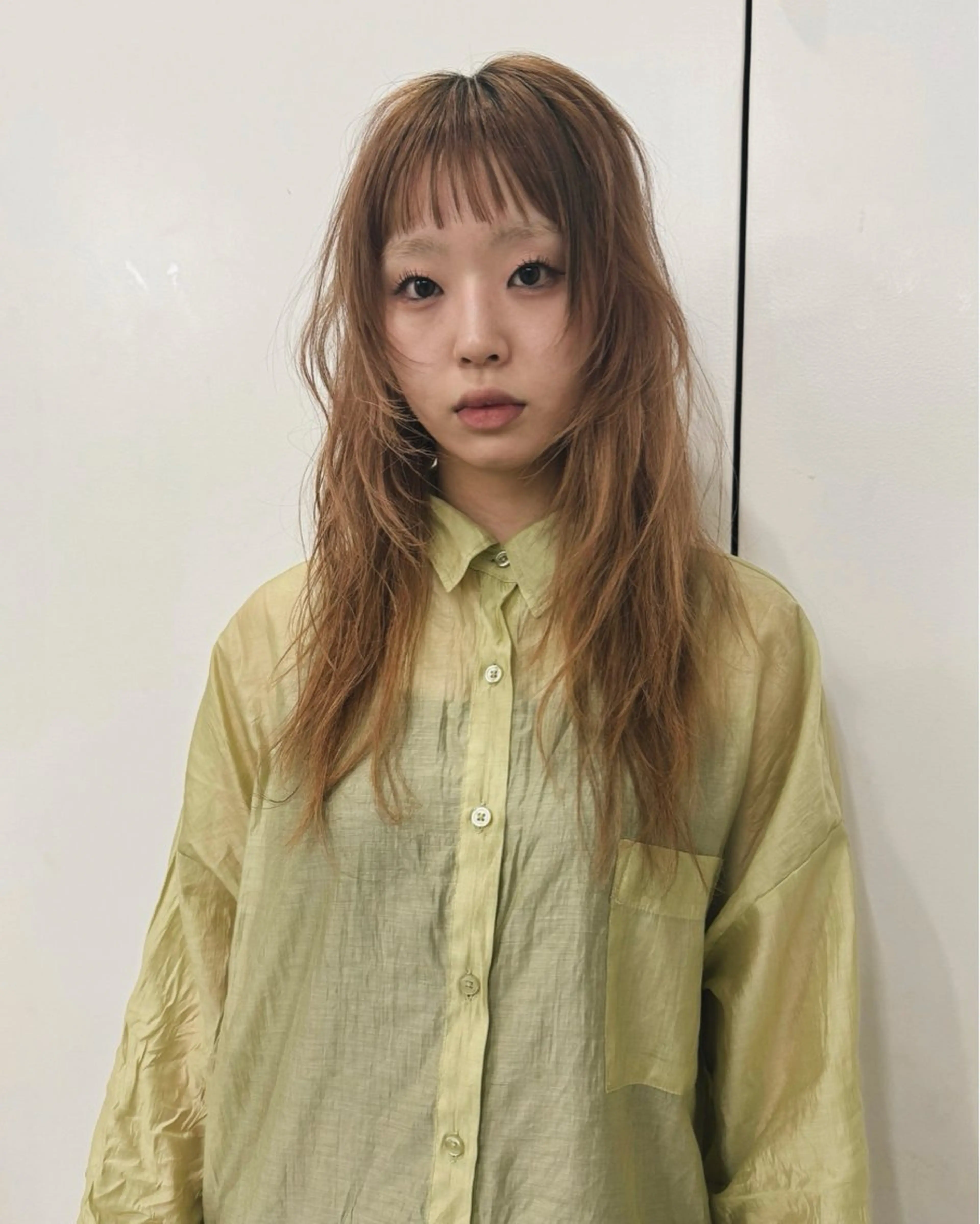 セミロング カット THE  AGATA TOKYO所属・外国人風パーマ/デザ インカット🦕✨アミのヘアスタイル