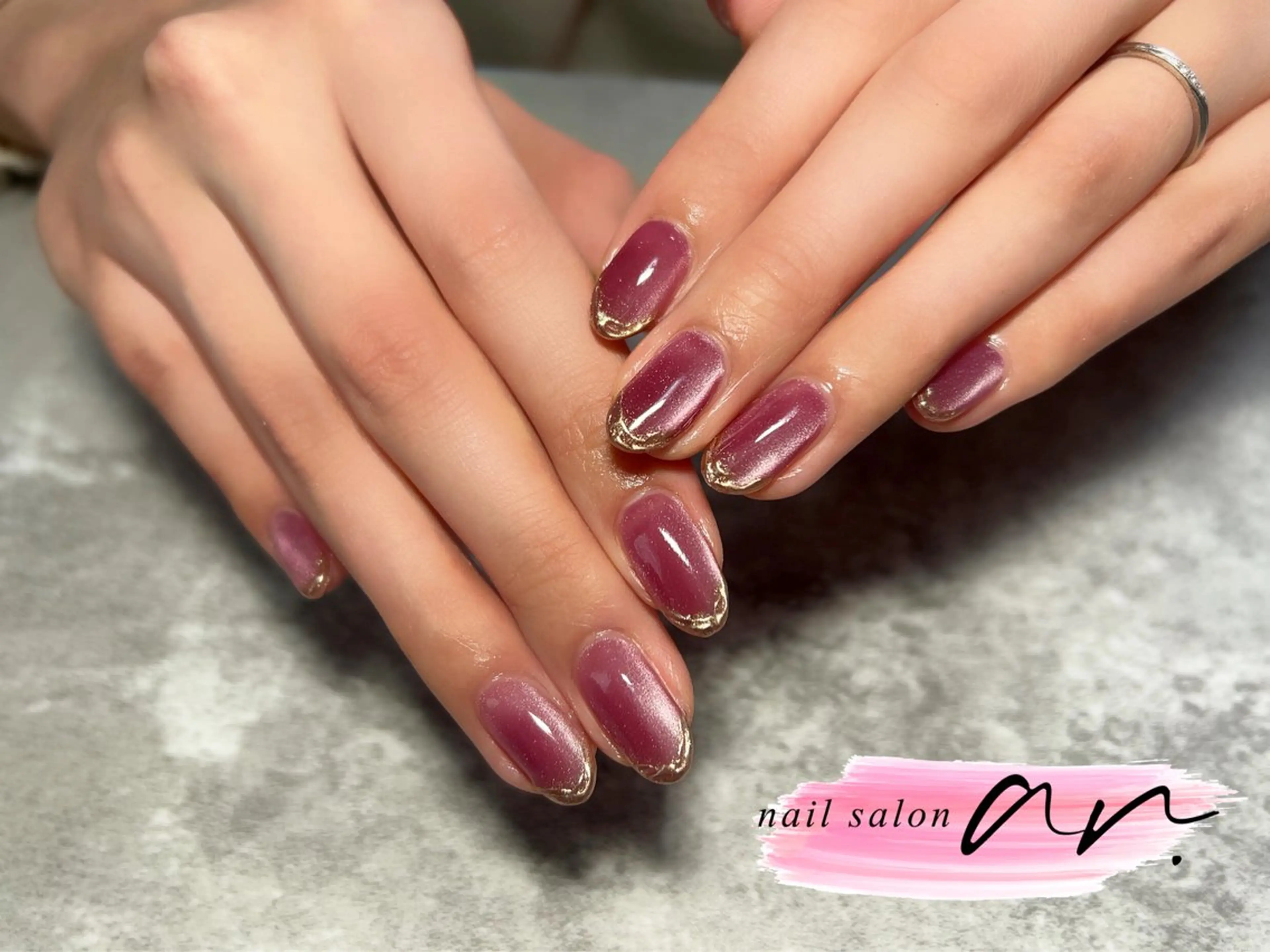 ネイル マグネットネイル nailsalon ar.のネイルデザイン