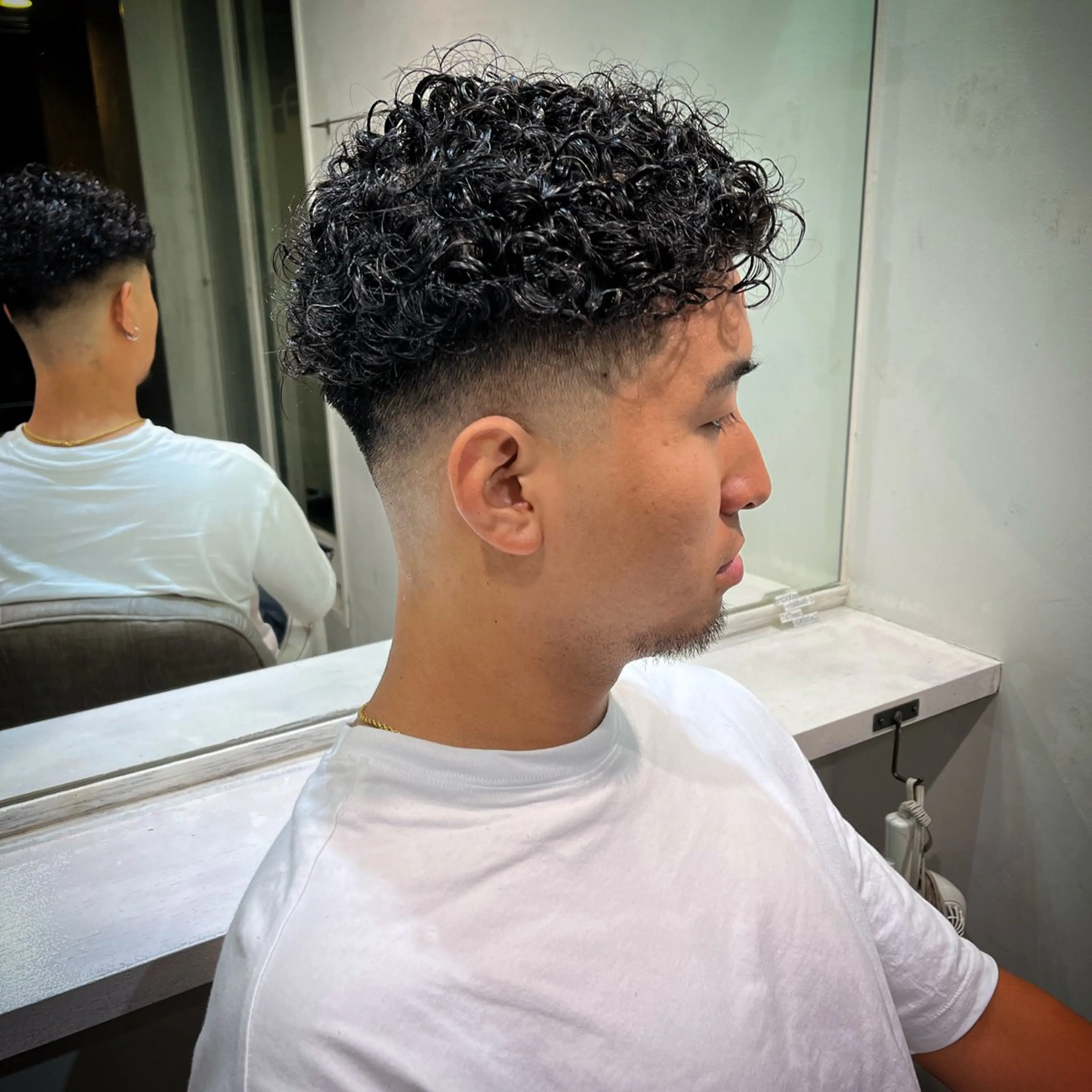 ショート カラー パーマ メンズ メンズパーマ 京都駅メンズカット/ パーマ/Keigoのヘアスタイル