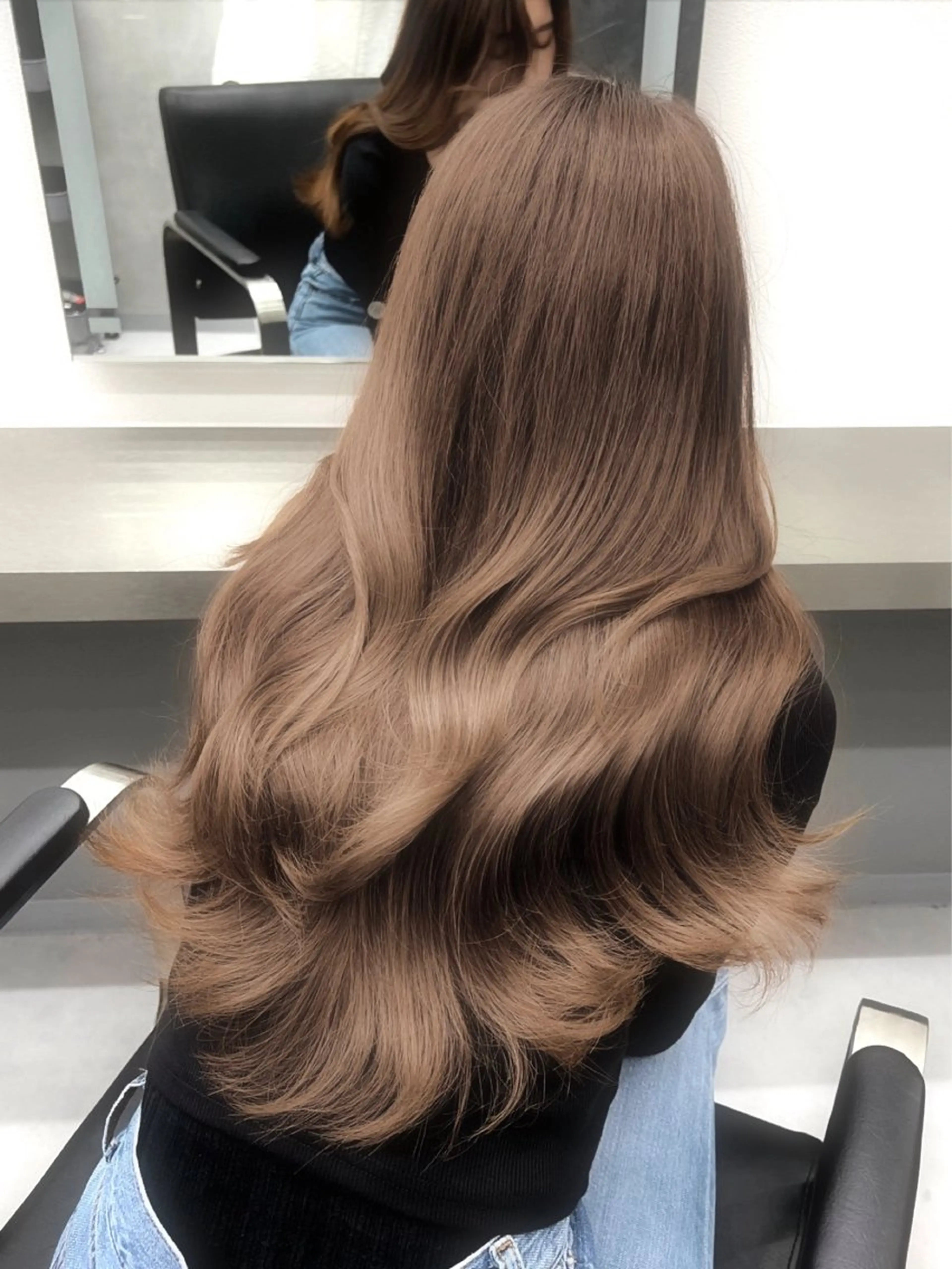 ロング 🚨メンズ曲がる 縮毛矯正りおん🚨のヘアスタイル