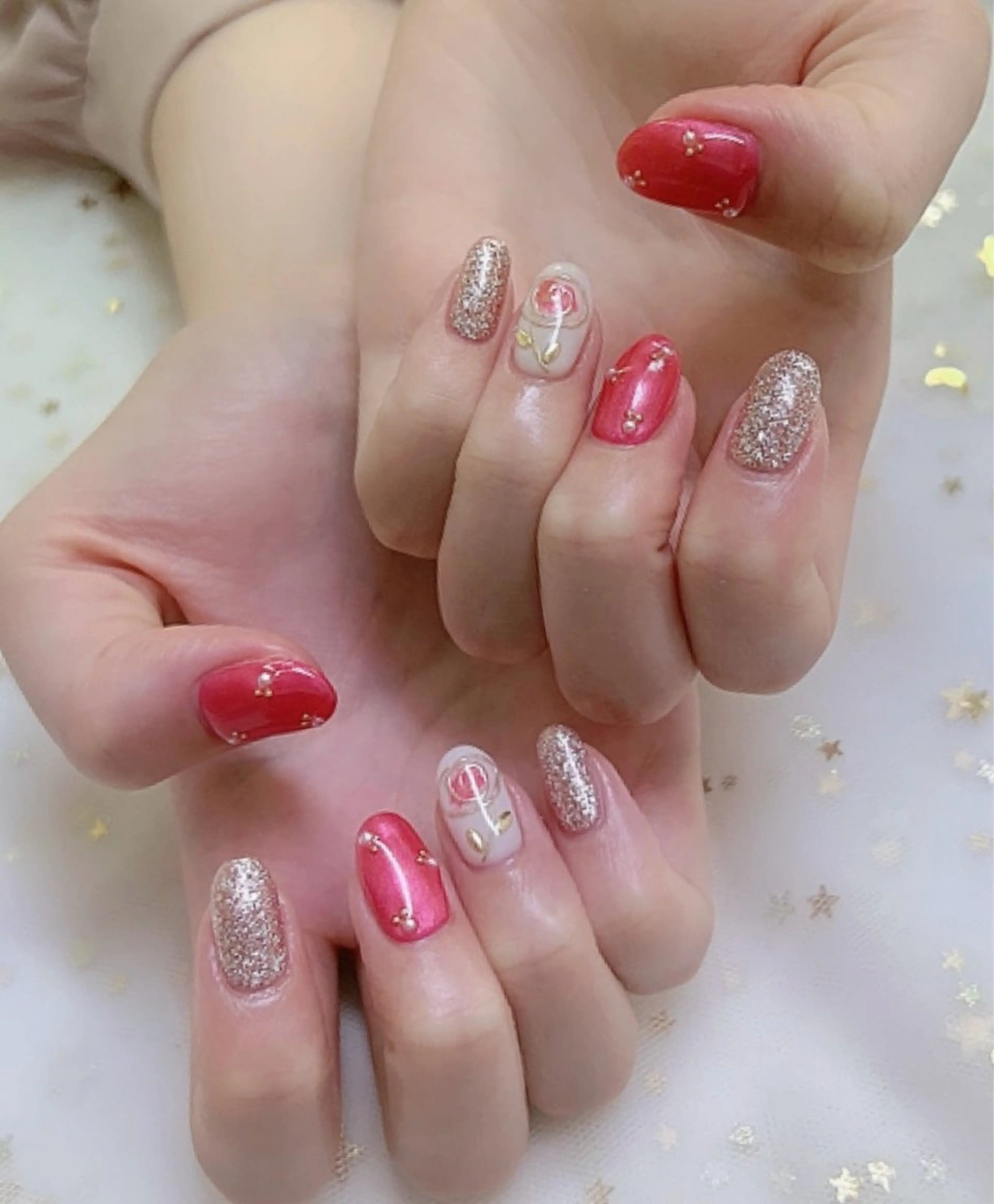 ネイル ハンドネイル 上福岡 らんらんのネイルデザイン