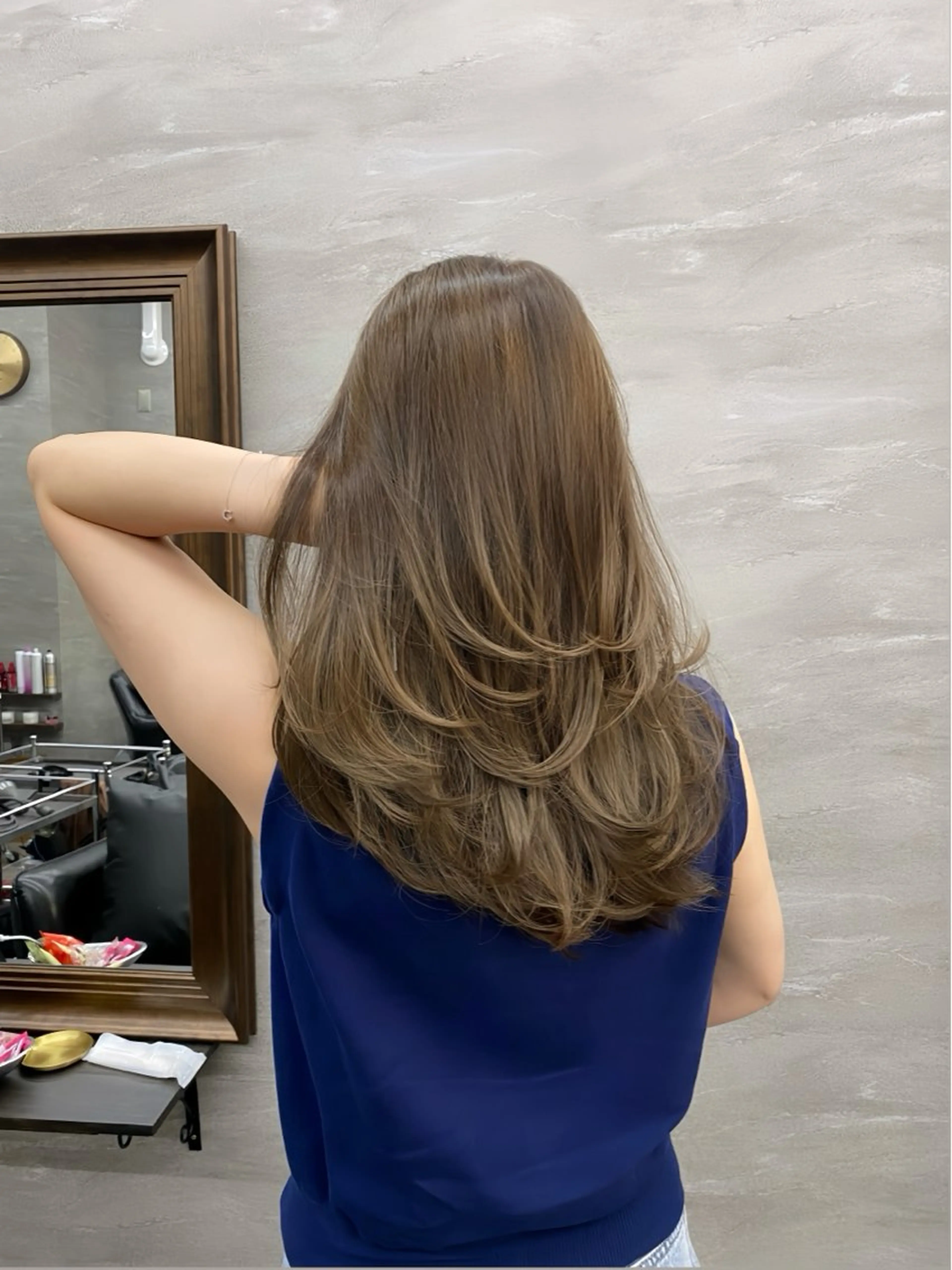 ロング カラー カット ヘアカラー トリートメント 🔷似合わせのプロ KUMA🔷のヘアスタイル