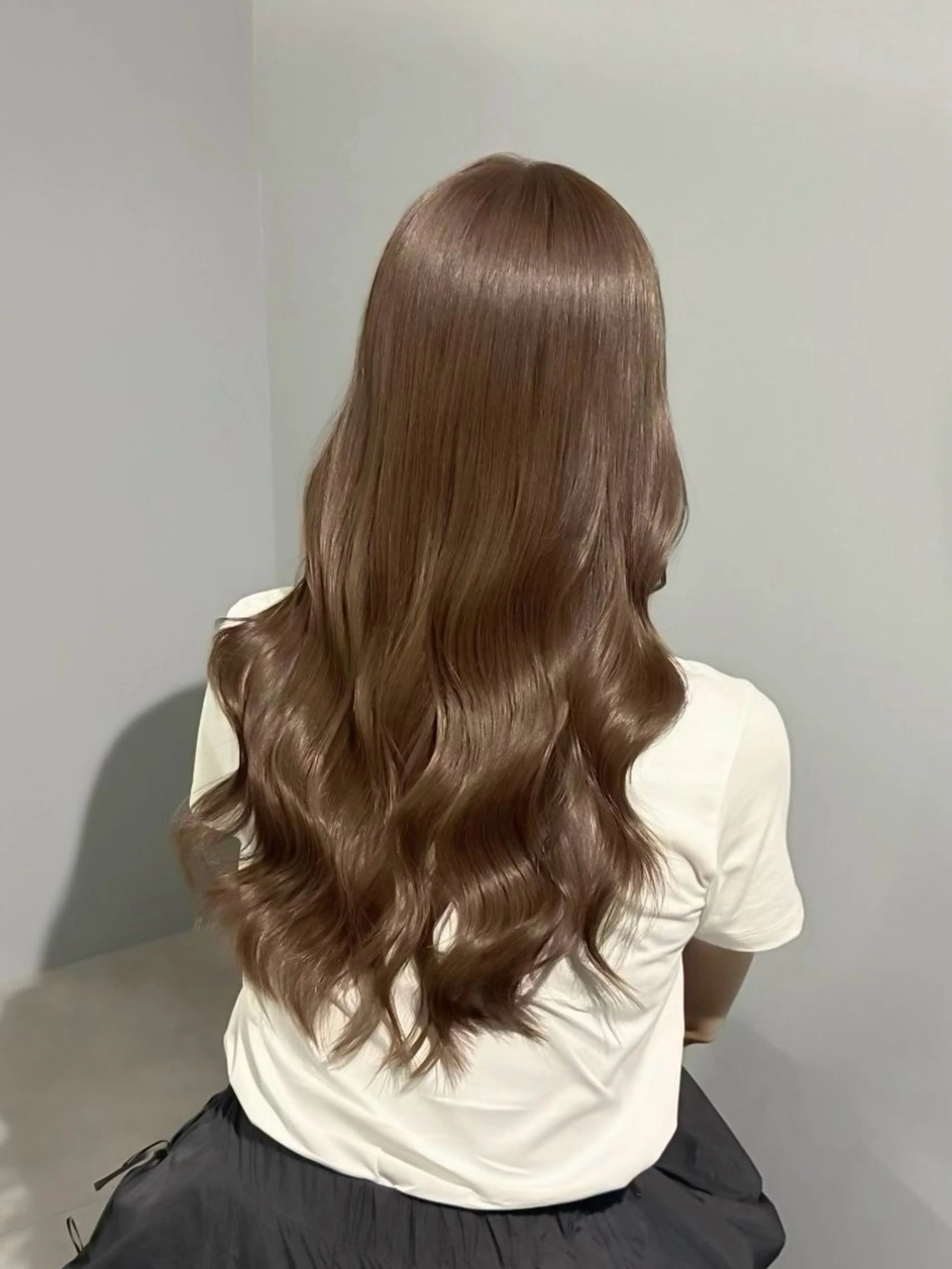 ロング カラー カット ヘアカラー トリートメント 透明感カラー特化/ ベージュ/梅田/英輝のヘアスタイル