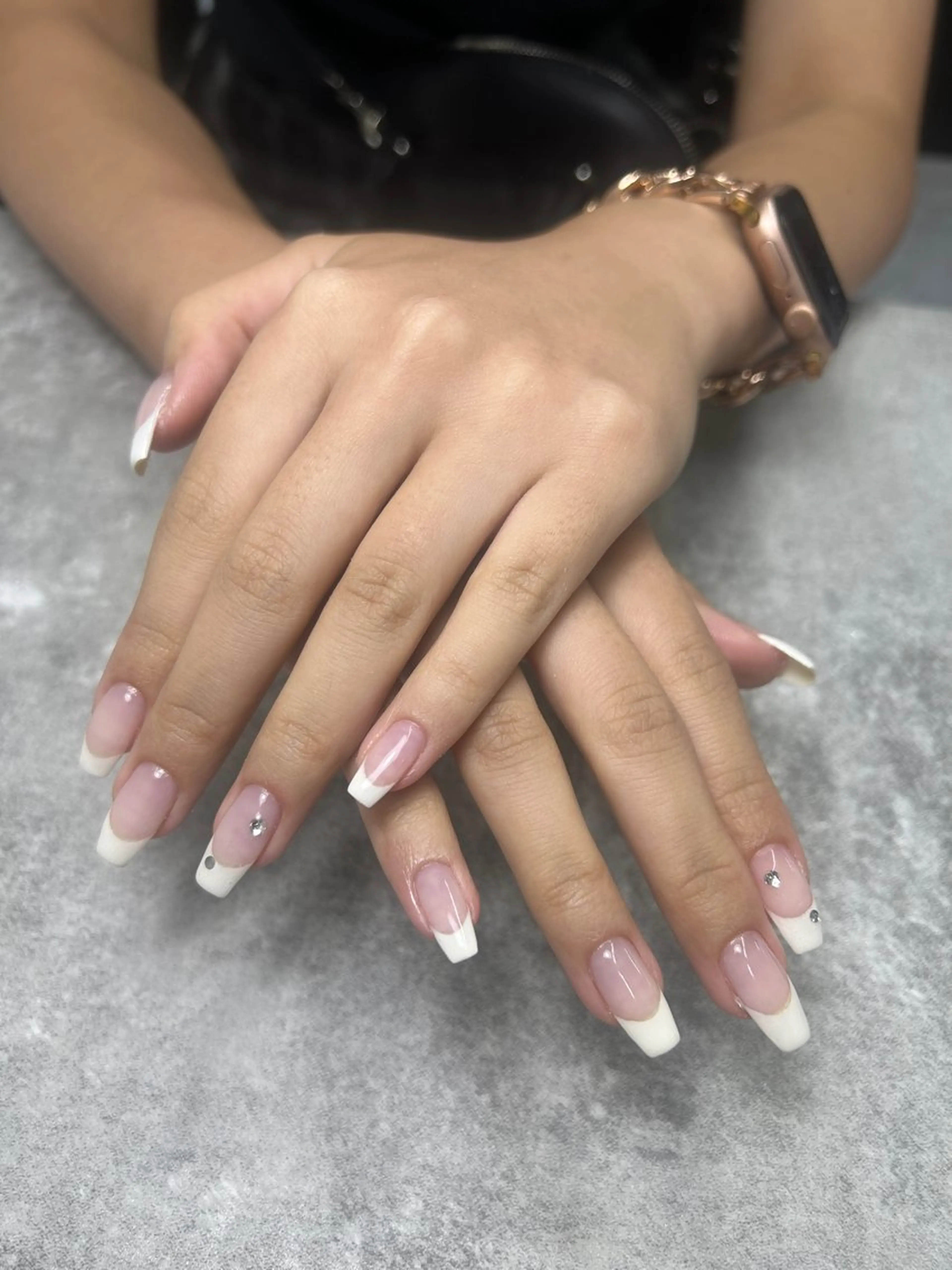 ネイル フレンチネイル グラデーション ワンカラーネイル Naru Kelinailのネイルデザイン