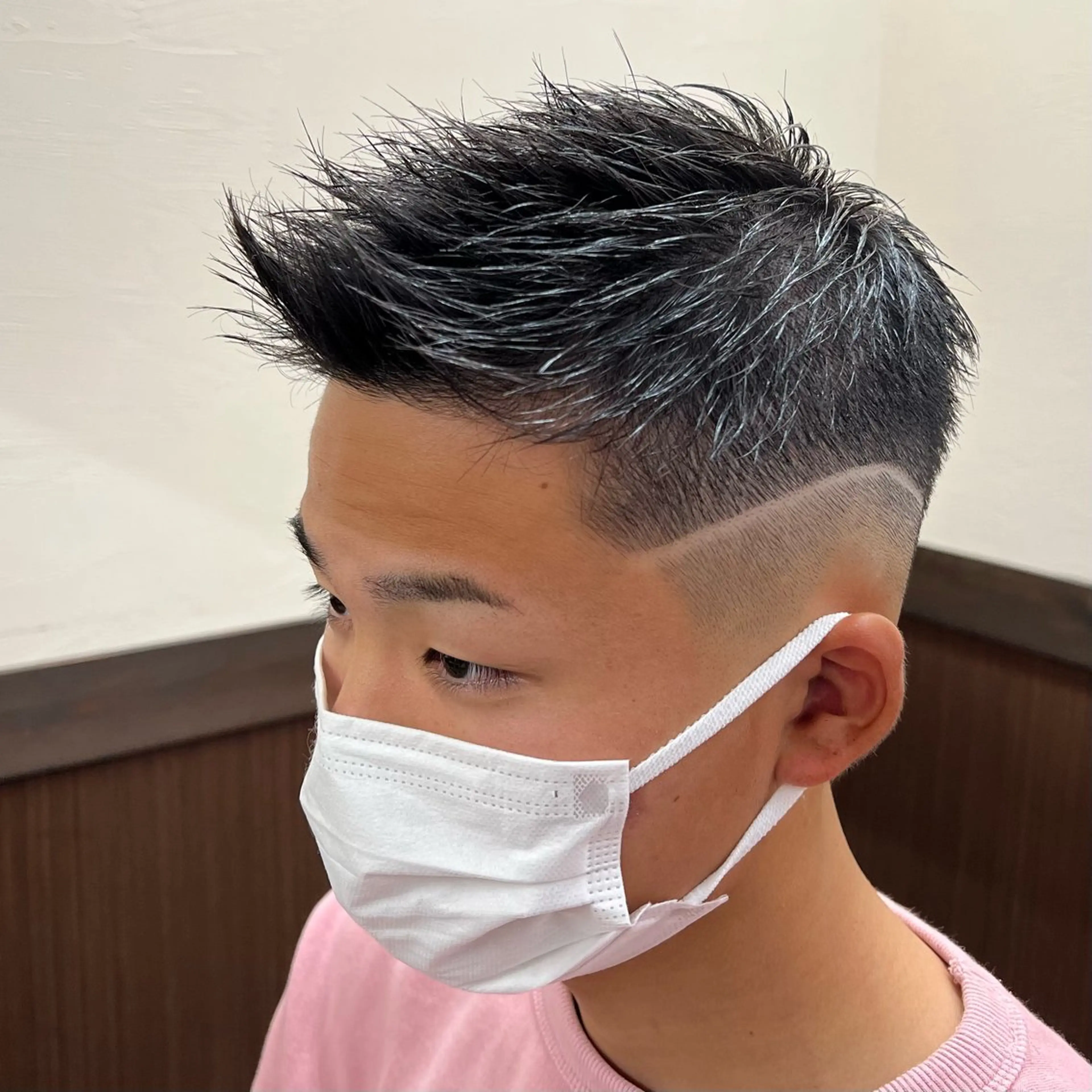 メンズ フェードカット スキンフェード LAFF所属・土田 紘太のヘアスタイル