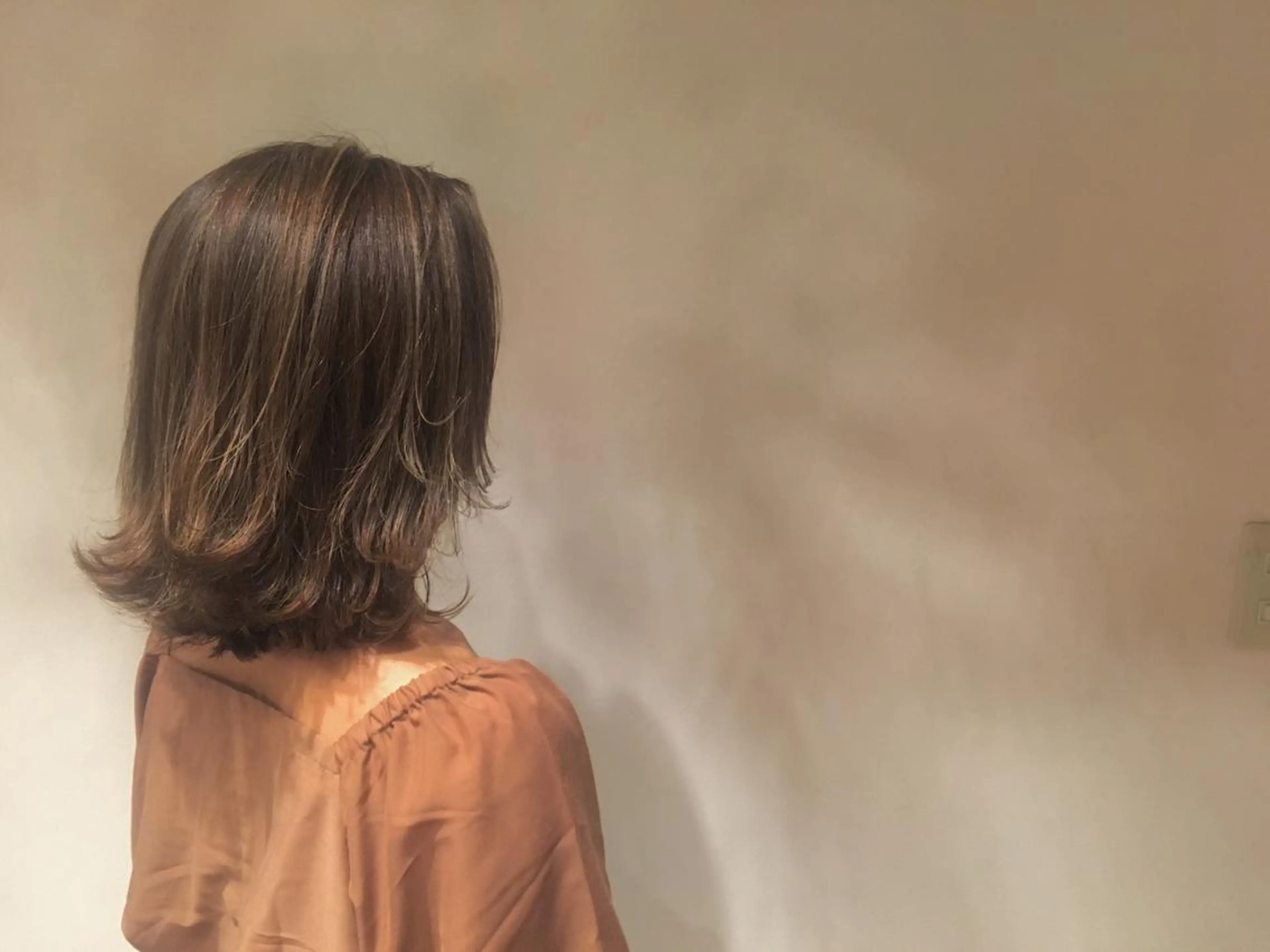 ミディアム カラー モデル募集中✂︎ Happis ハピスのヘアスタイル