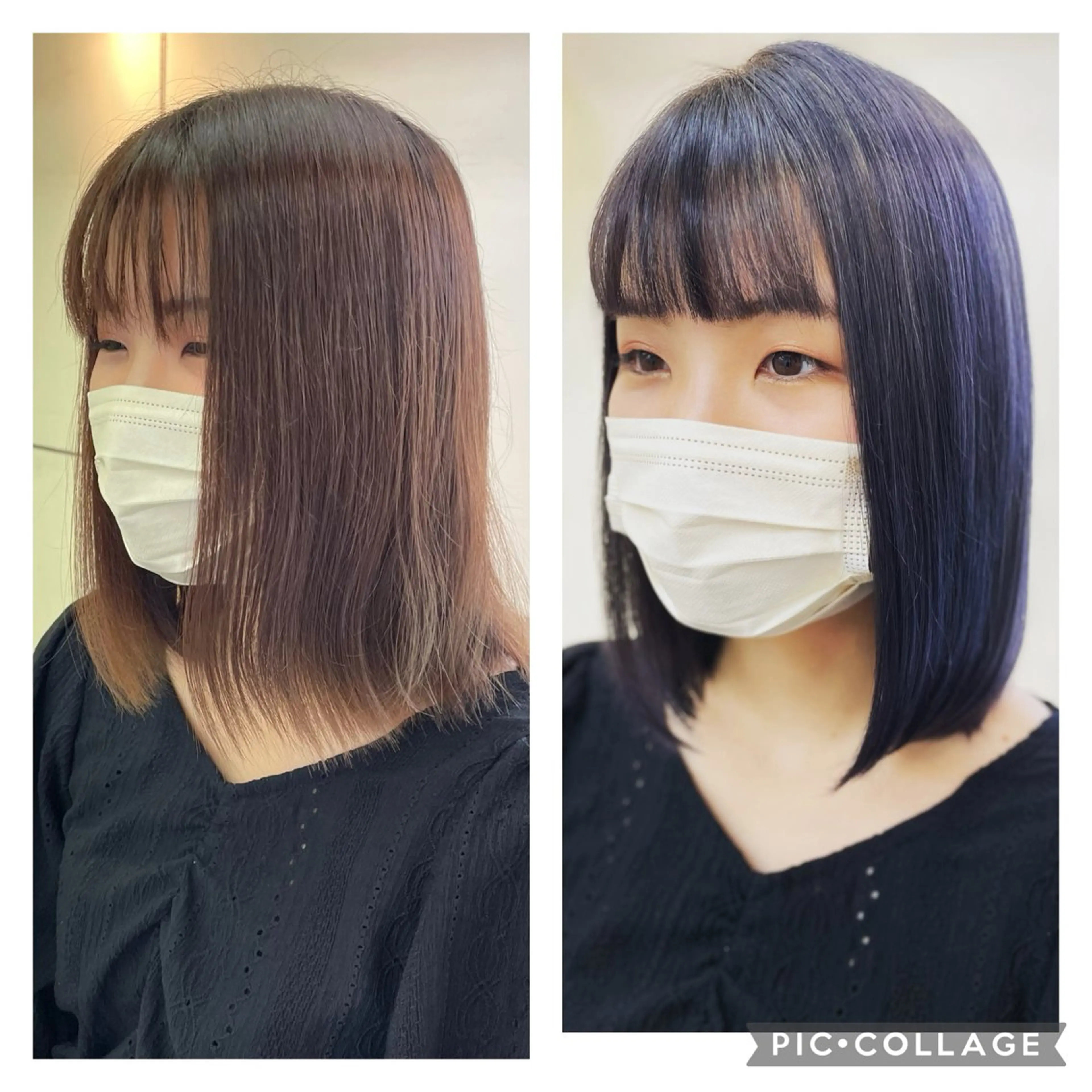 セミロング grow所属・新垣 亜美のヘアスタイル