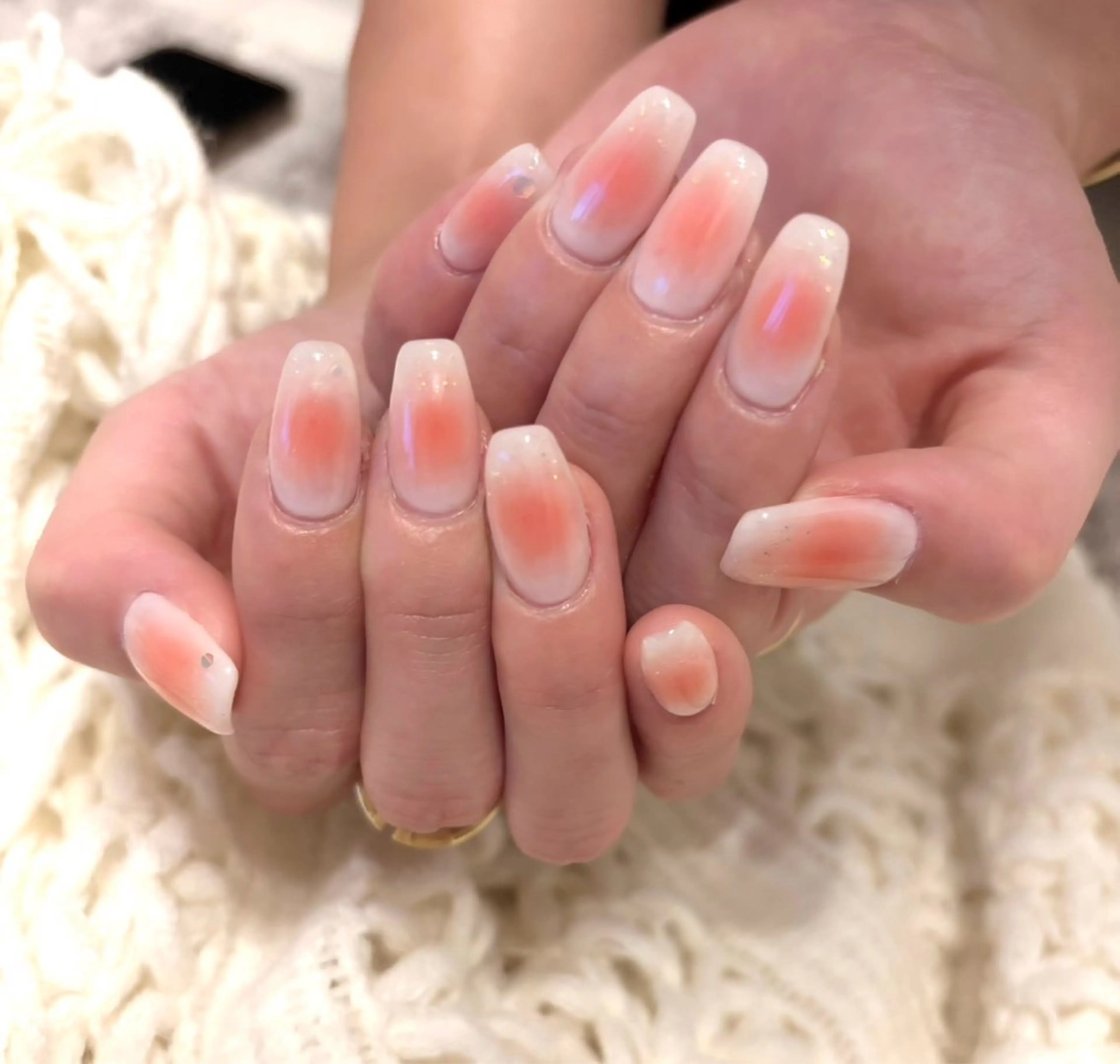 ネイル チークネイル 松村 里奈のネイルデザイン