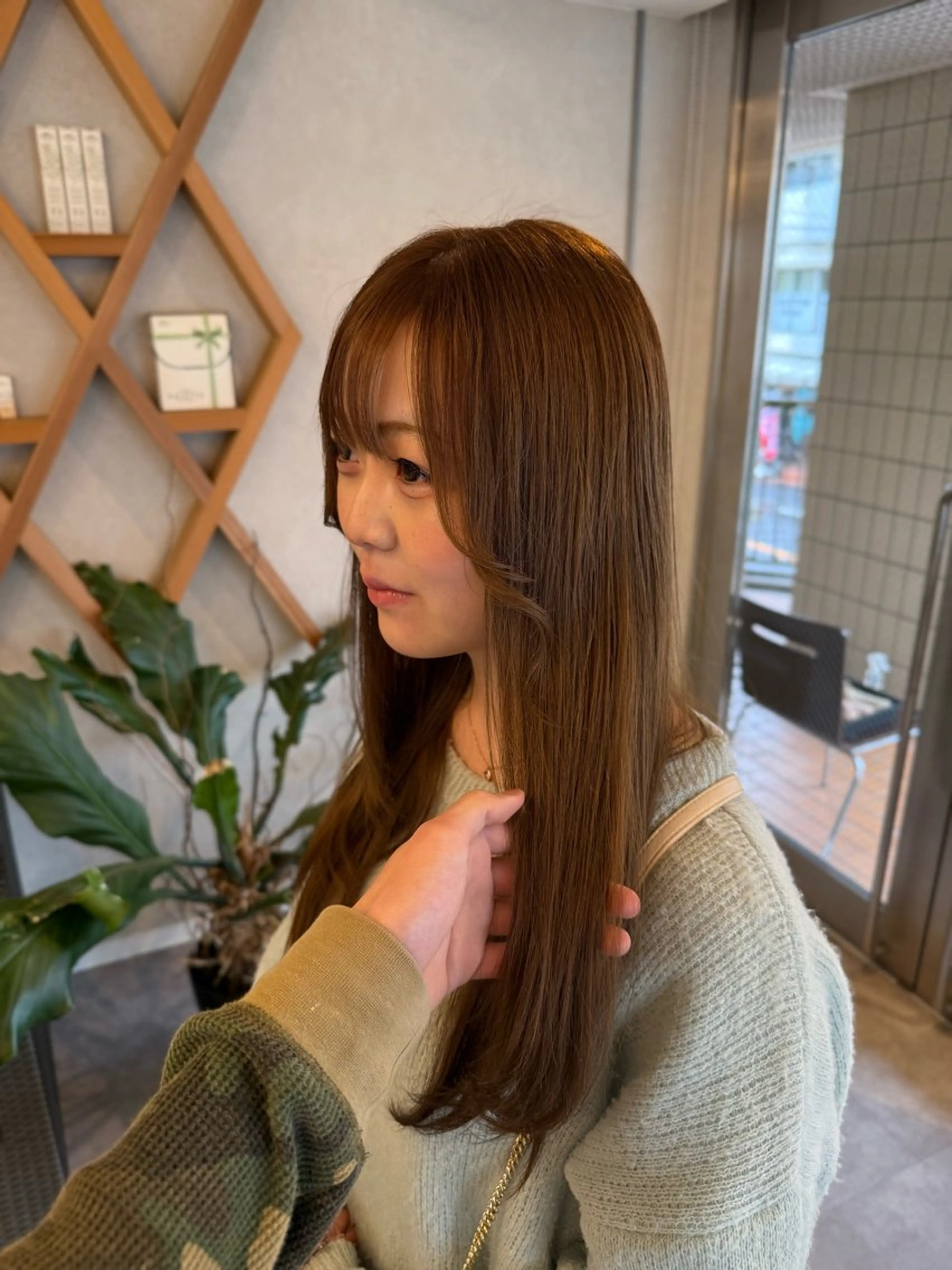 ロング カラー ヘアカラー トリートメント ELLE&SALLY 塩田のヘアスタイル