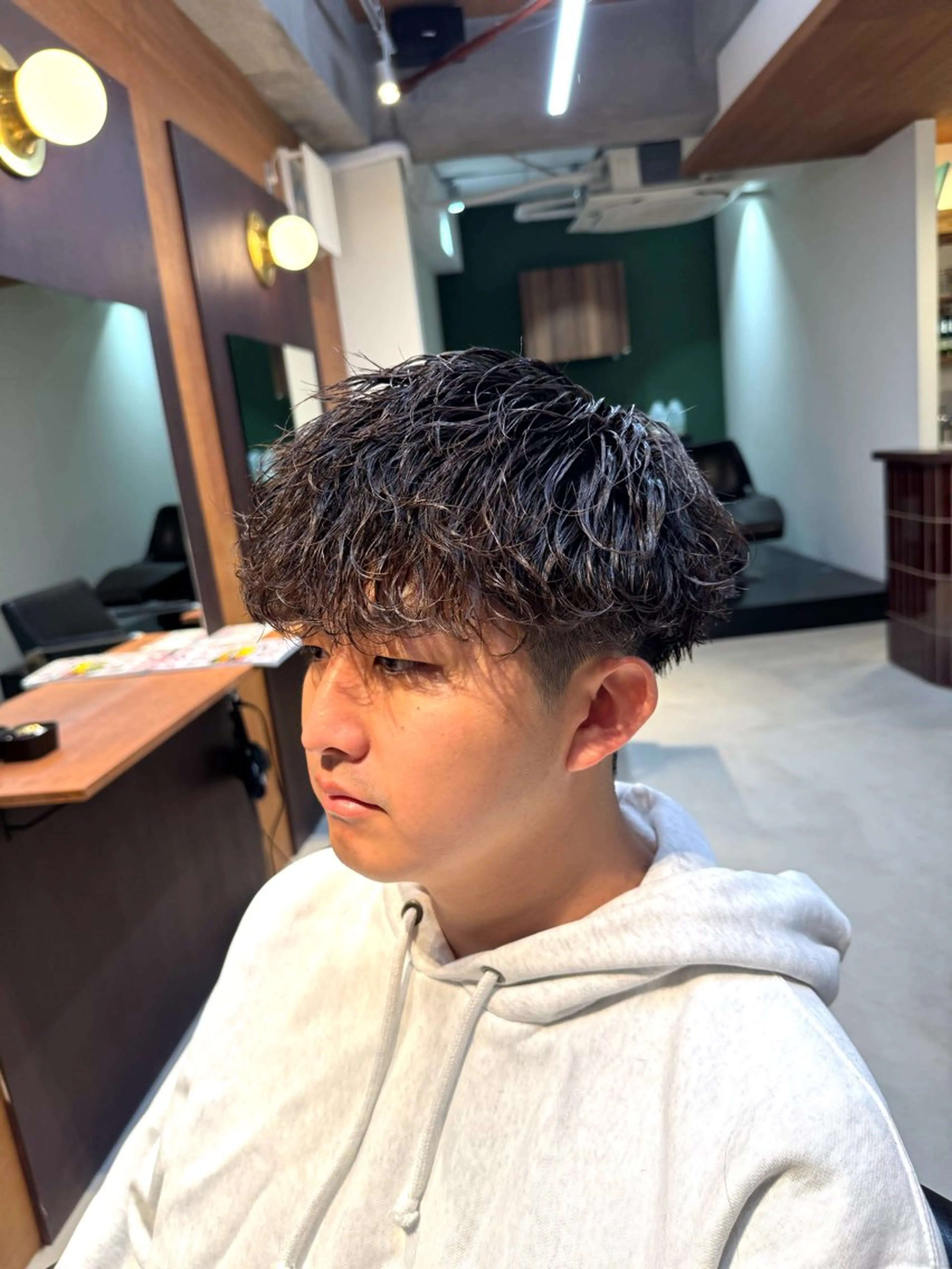 パーマ メンズ メンズパーマ ツイストスパイラルパーマ 波巻きパーマ スパイラルパーマ カット パーマ メンズパーマ/ 津田沼/藤原 侑樹のヘアスタイル