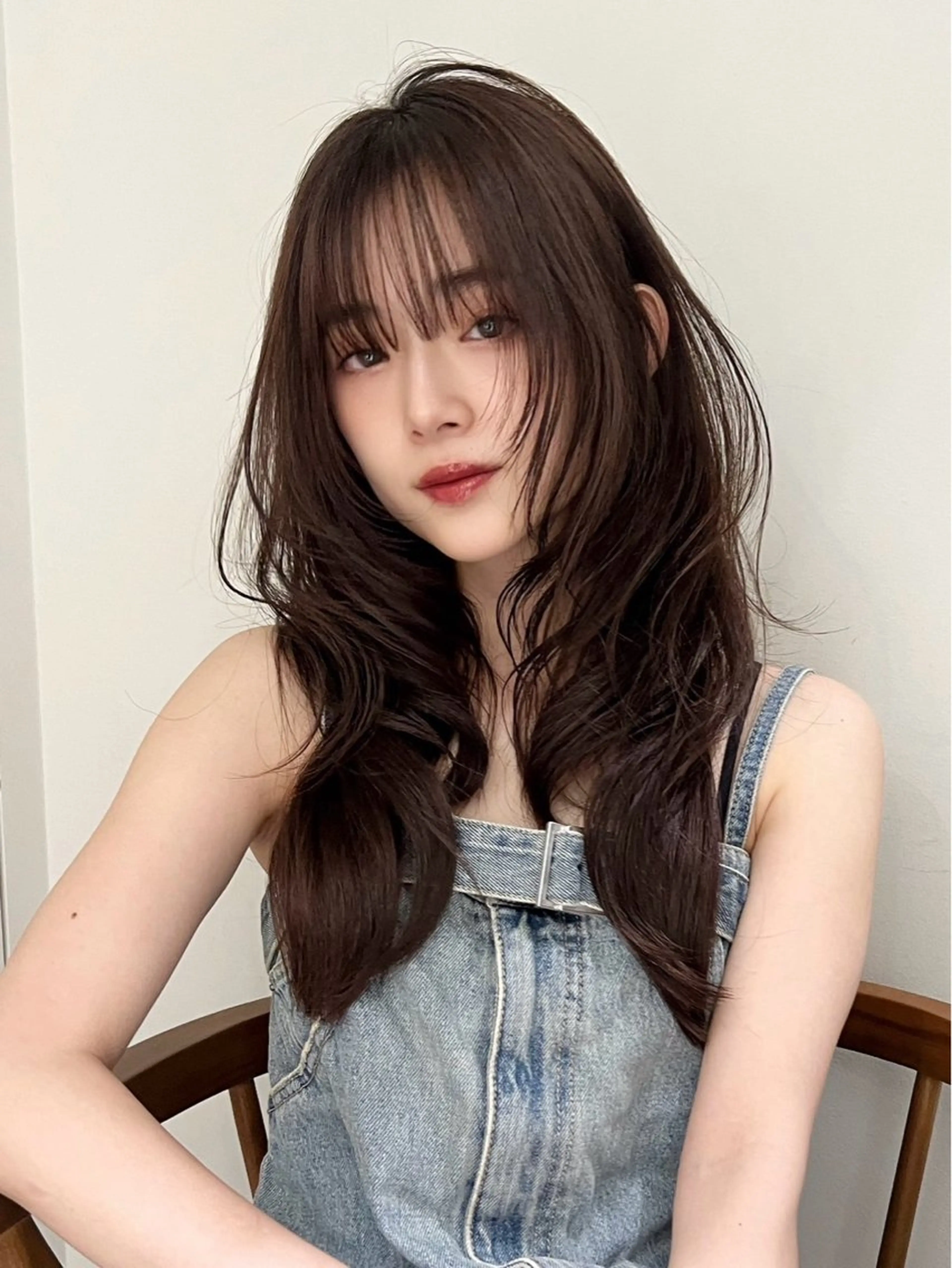 セミロング 表参道/レイヤー/ 髪質改善/ryoのヘアスタイル