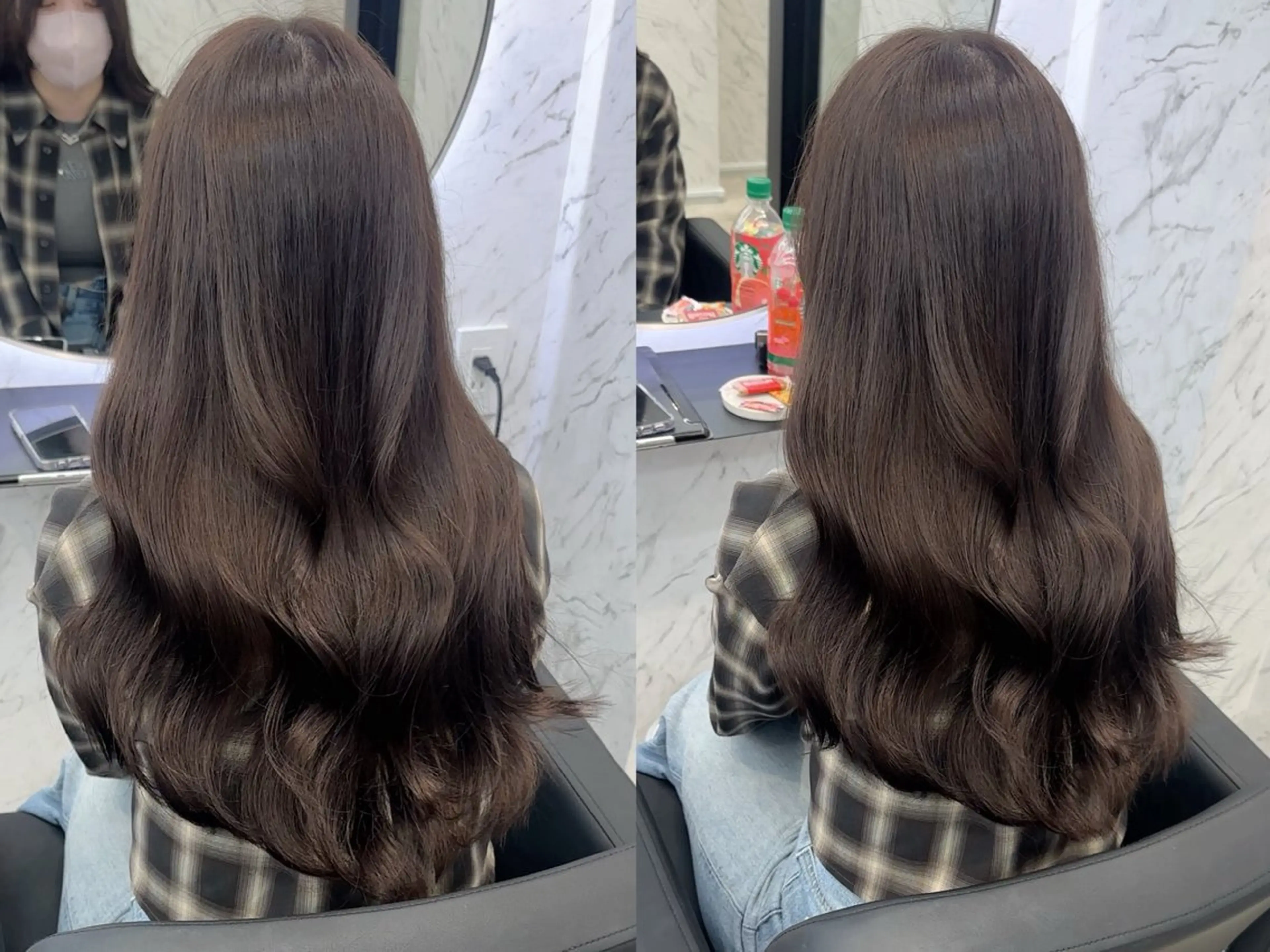 ロング カラー ブラウンカラー レイヤーカット カット ヘアカラー トリートメント ヘアセット 遠藤沙也加 /レイヤーカットのヘアスタイル