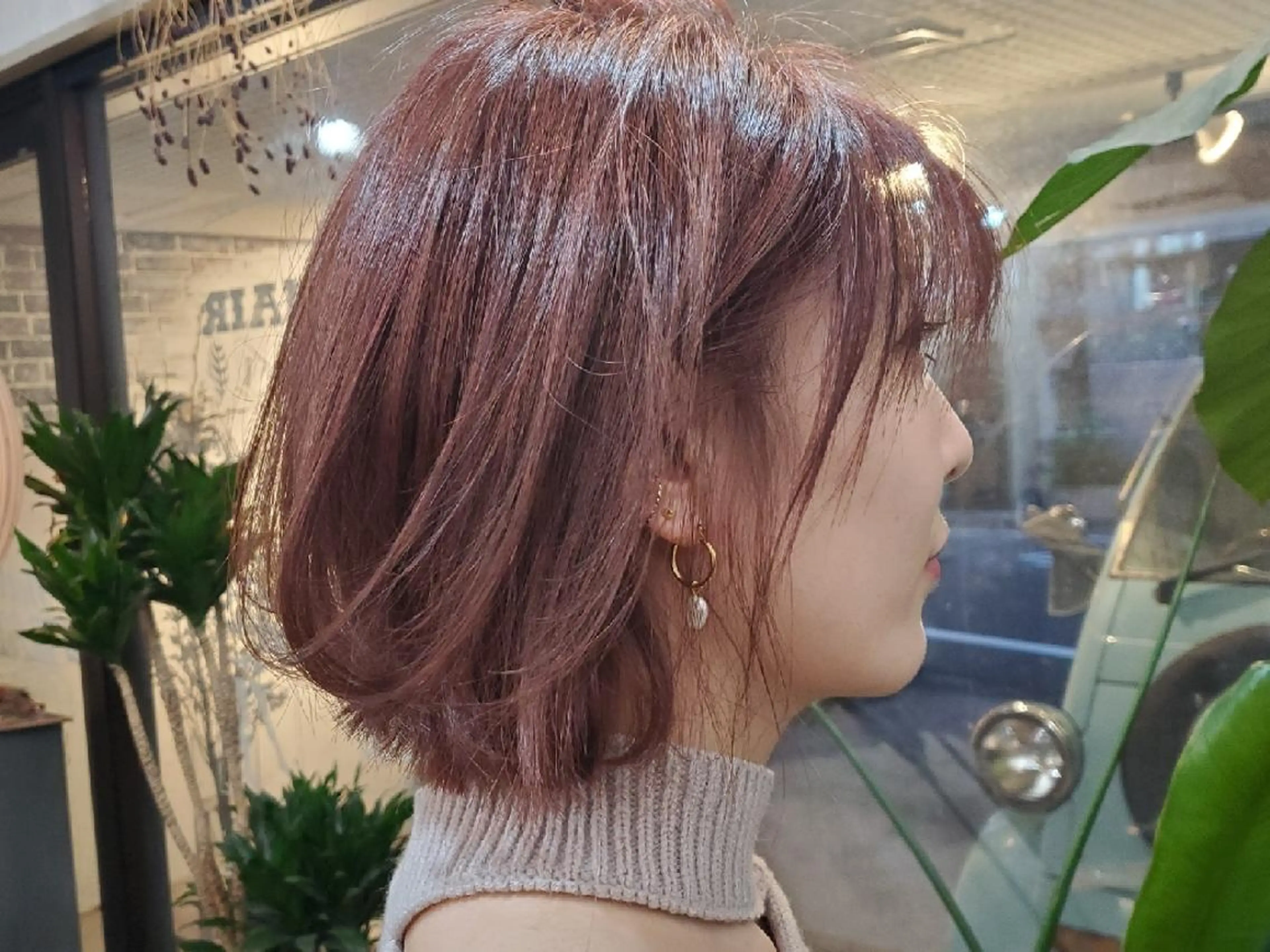 ショート カラー フリーランス所属・韓国ヘア レイヤー くびれヘアMATSUのヘアスタイル