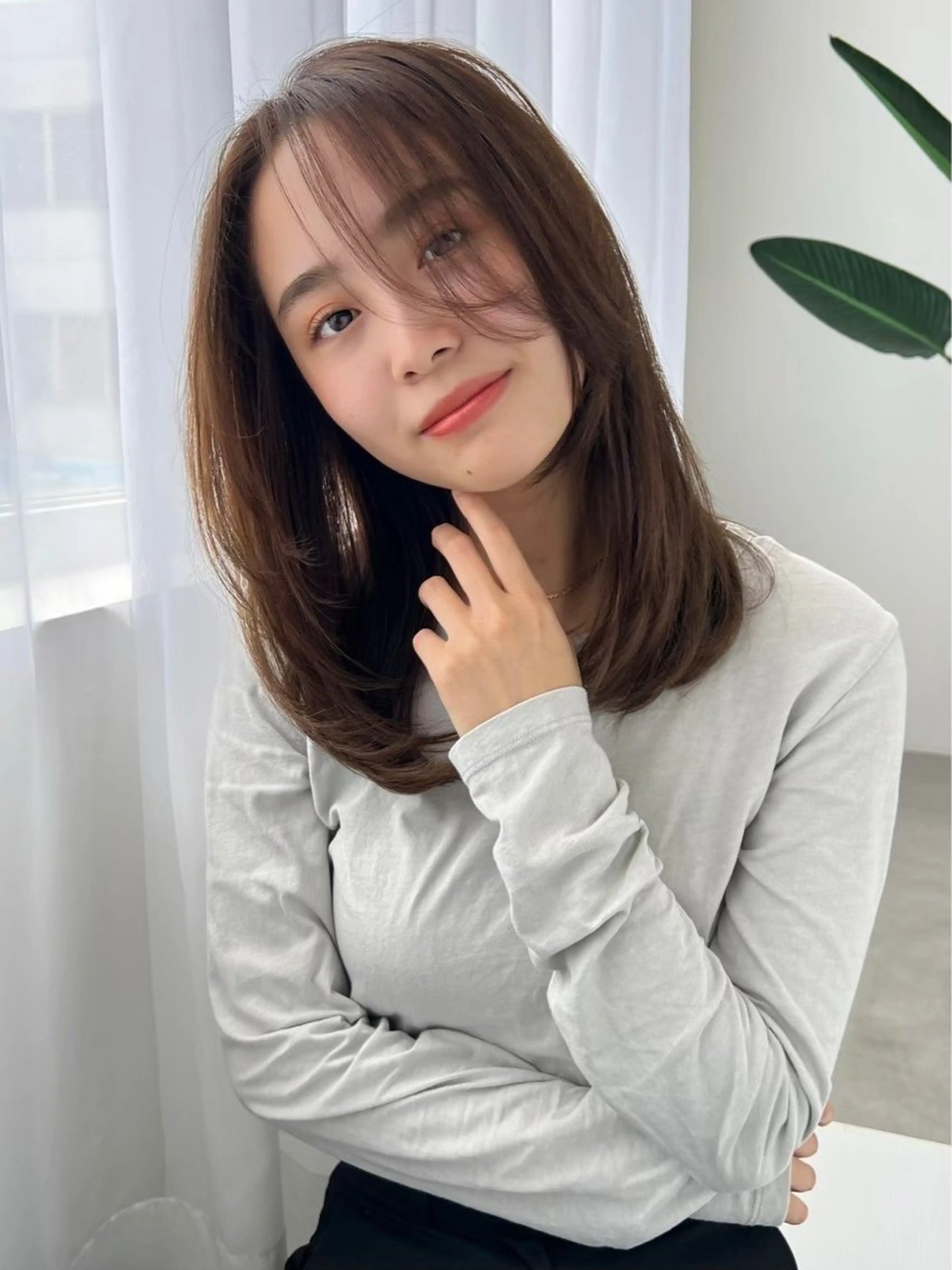 ミディアム SOYON 岡山店所属・SOYON岡山/ 店長/NAOKIのヘアスタイル