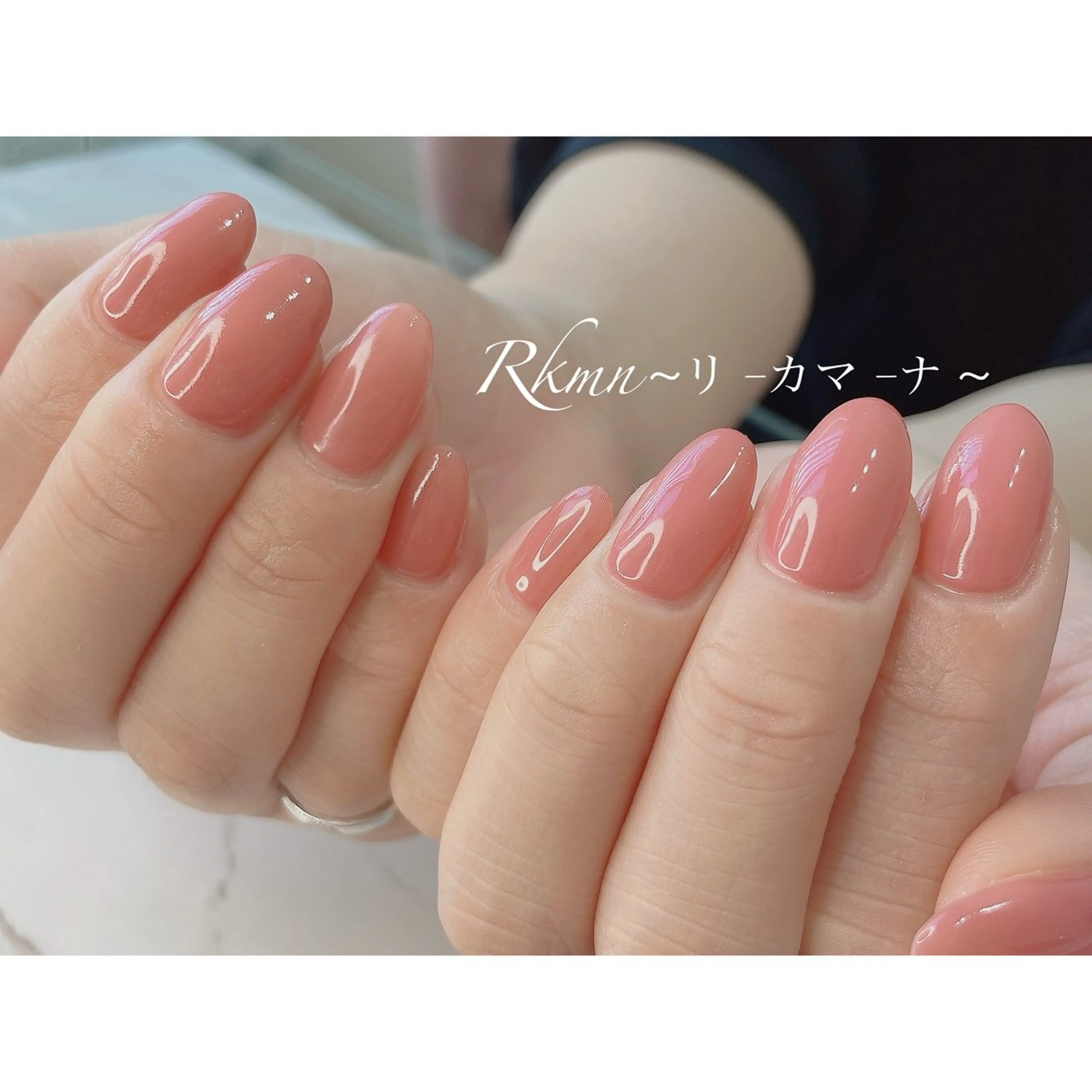 ネイル アートネイル ワンカラーネイル ピンク 春ネイル ハンドネイル フットネイル ハンドケア Rkmn ~リ-カマ-ナ~のネイルデザイン