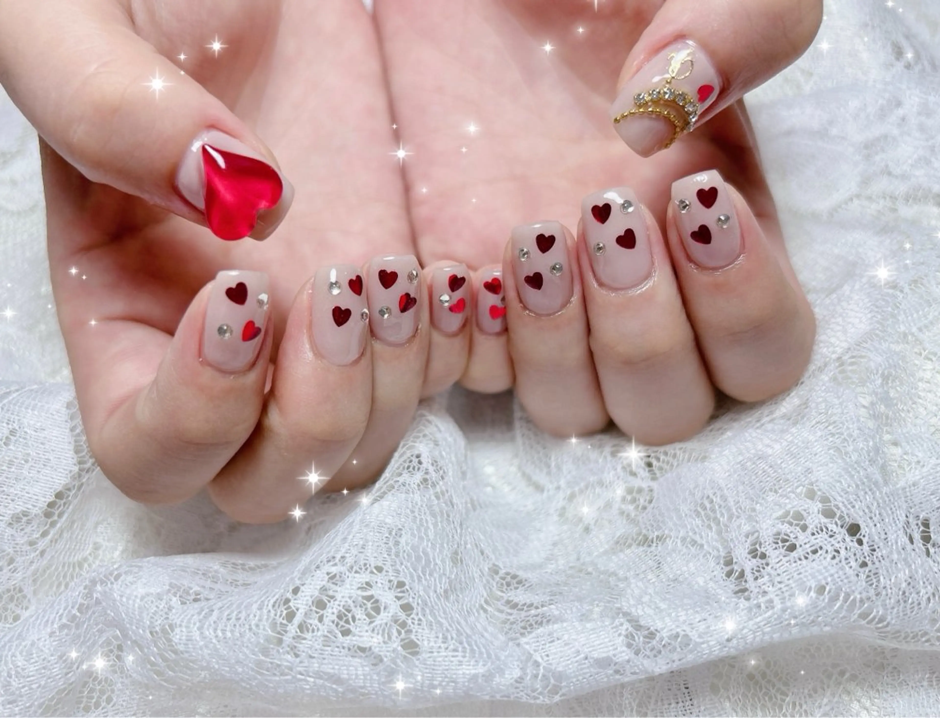 ネイル ハンドネイル FLARE NAIL フレアネイルのネイルデザイン