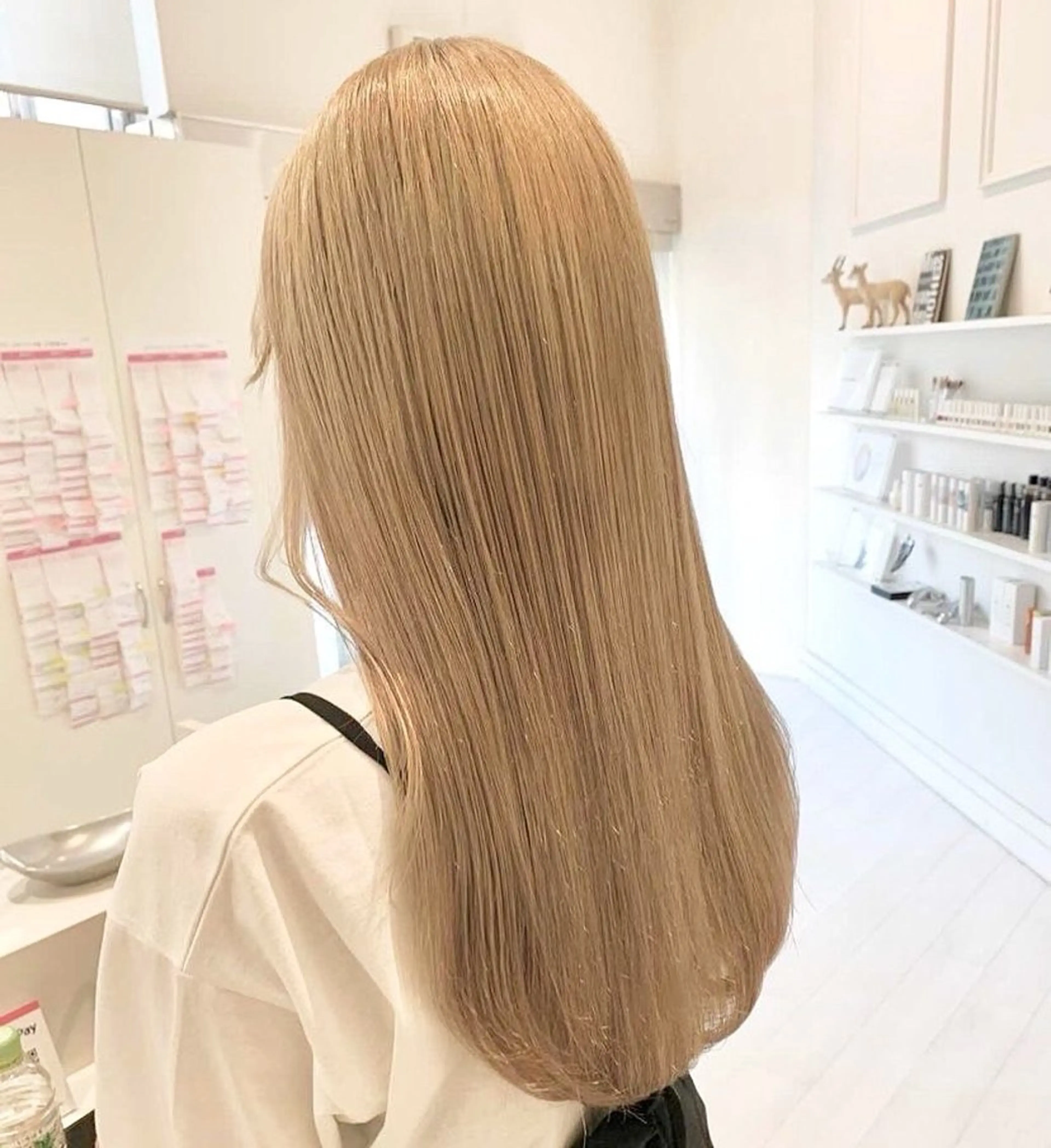 ロング カラー ヘアカラー ParveMix🍀 藤原愛未のヘアスタイル