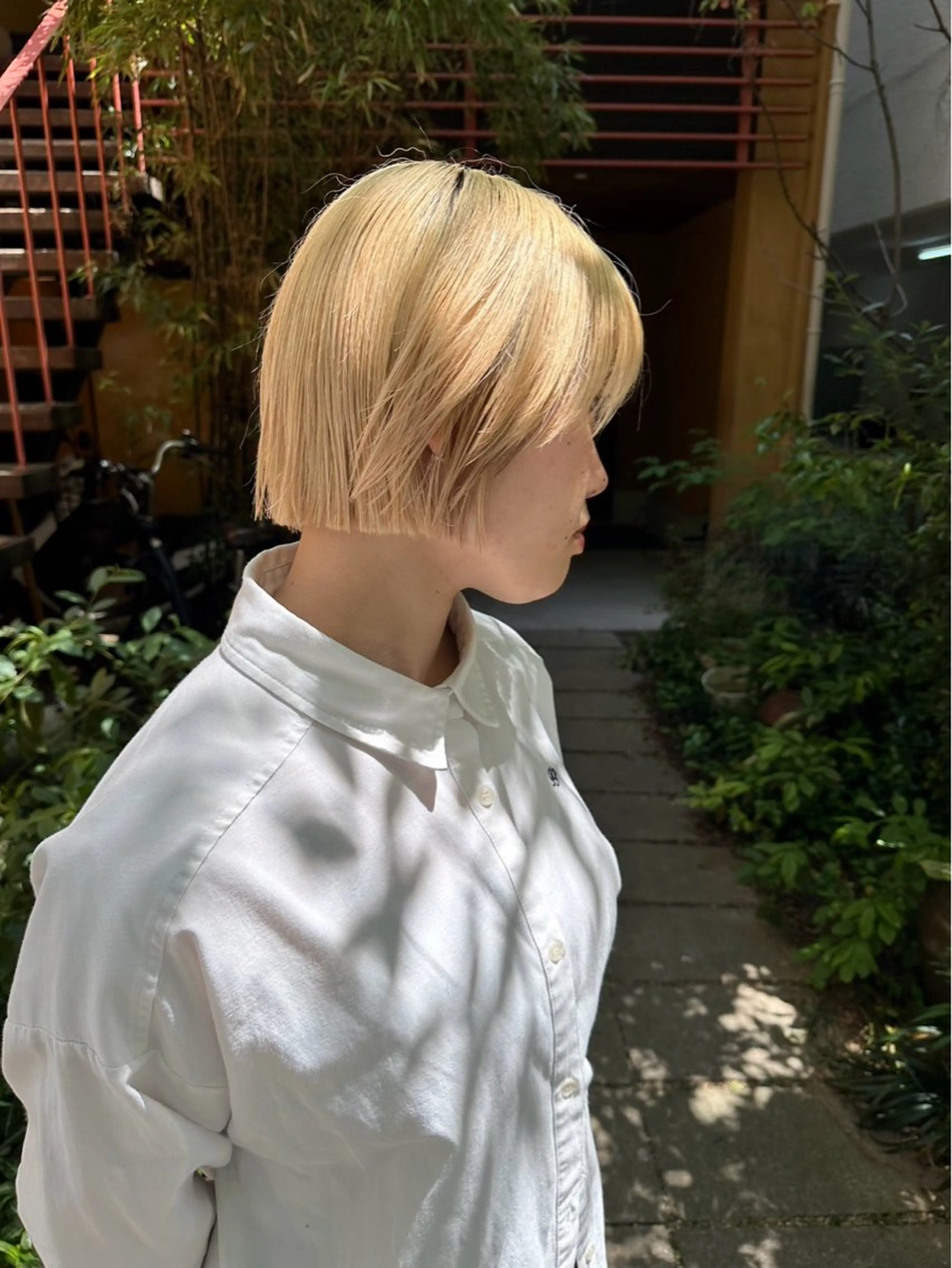 ショート ボブ カット トリートメント パーマ/ボブ/ 神戸/豊浦翔太のヘアスタイル