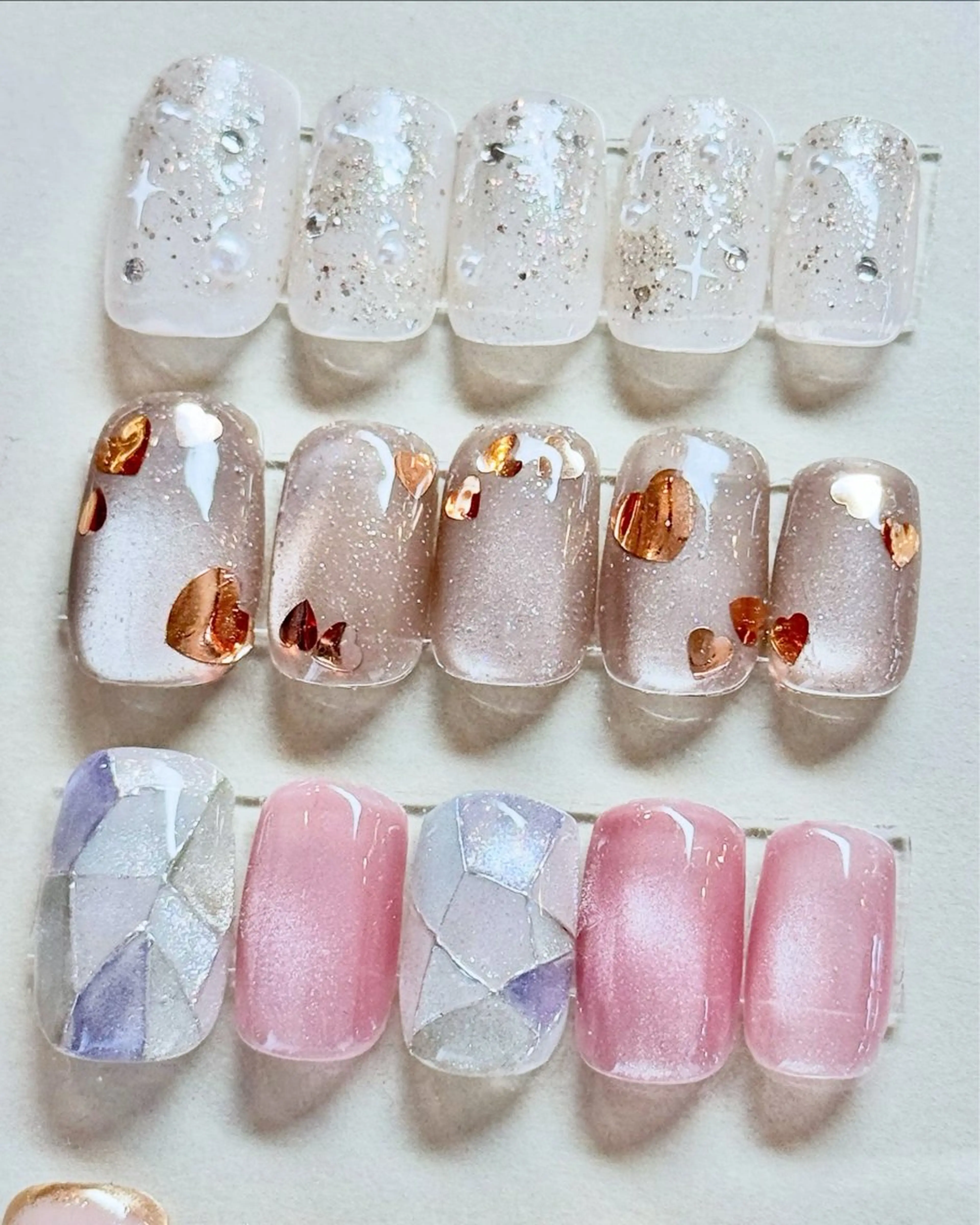 ネイル ハート 春ネイル 【 enn 】 Uzuka Yukaのネイルデザイン