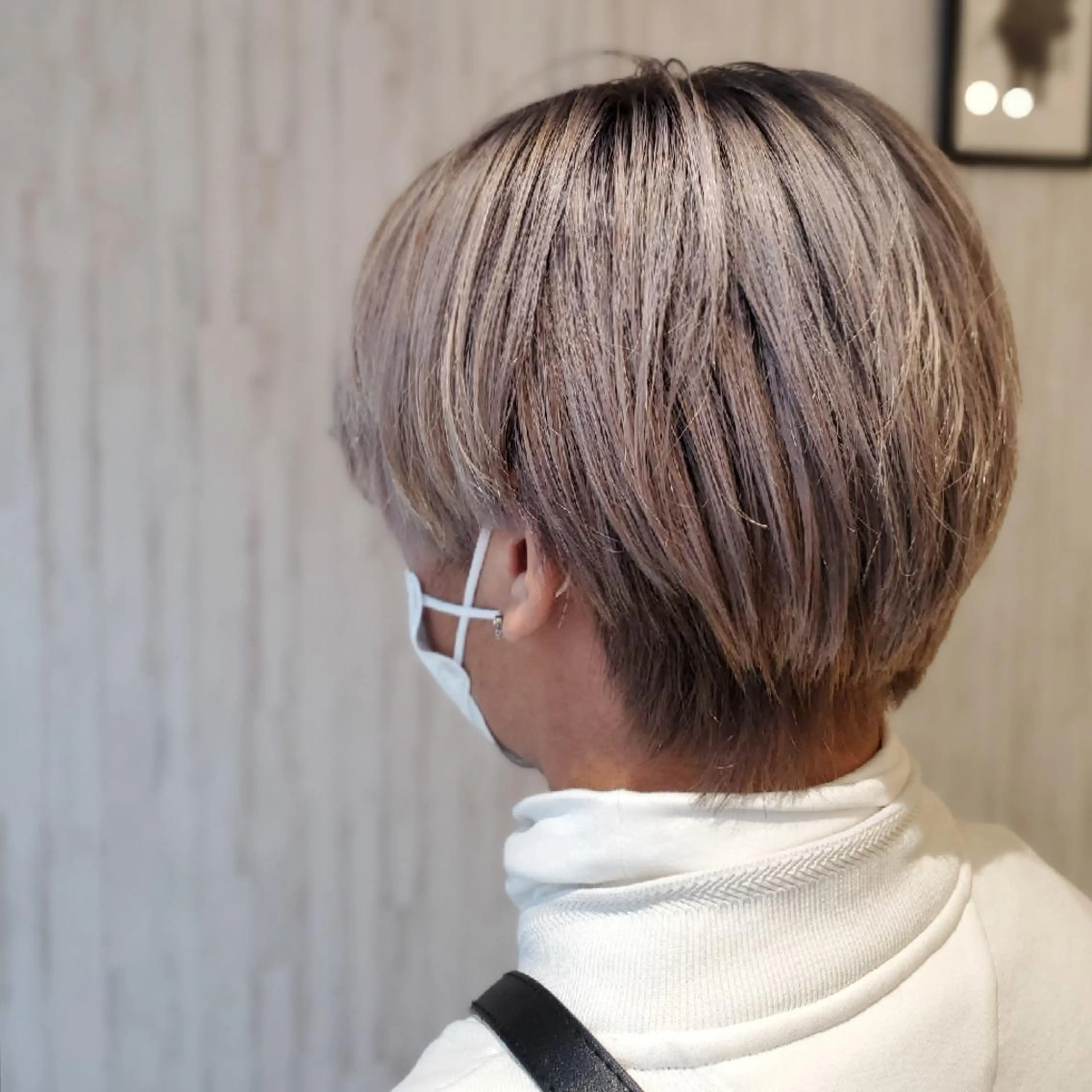 ショート メンズ カラー EARTH 池田　雄太のヘアスタイル