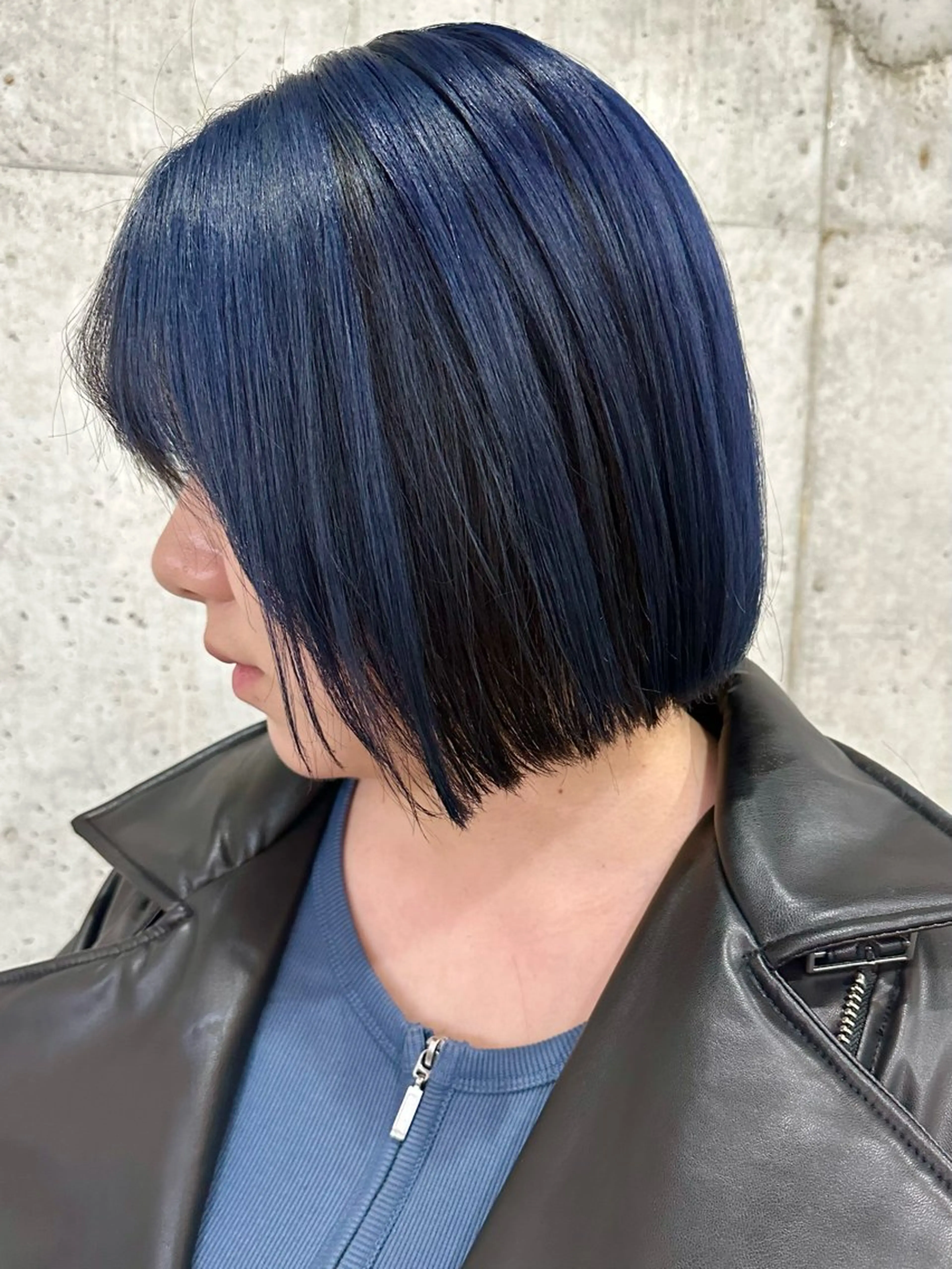 ショート 切りっぱなしボブ ショートボブ ボブ くびれヘア 顔まわりレイヤー 切りっぱなしボブ/ デザインカラー店長のヘアスタイル