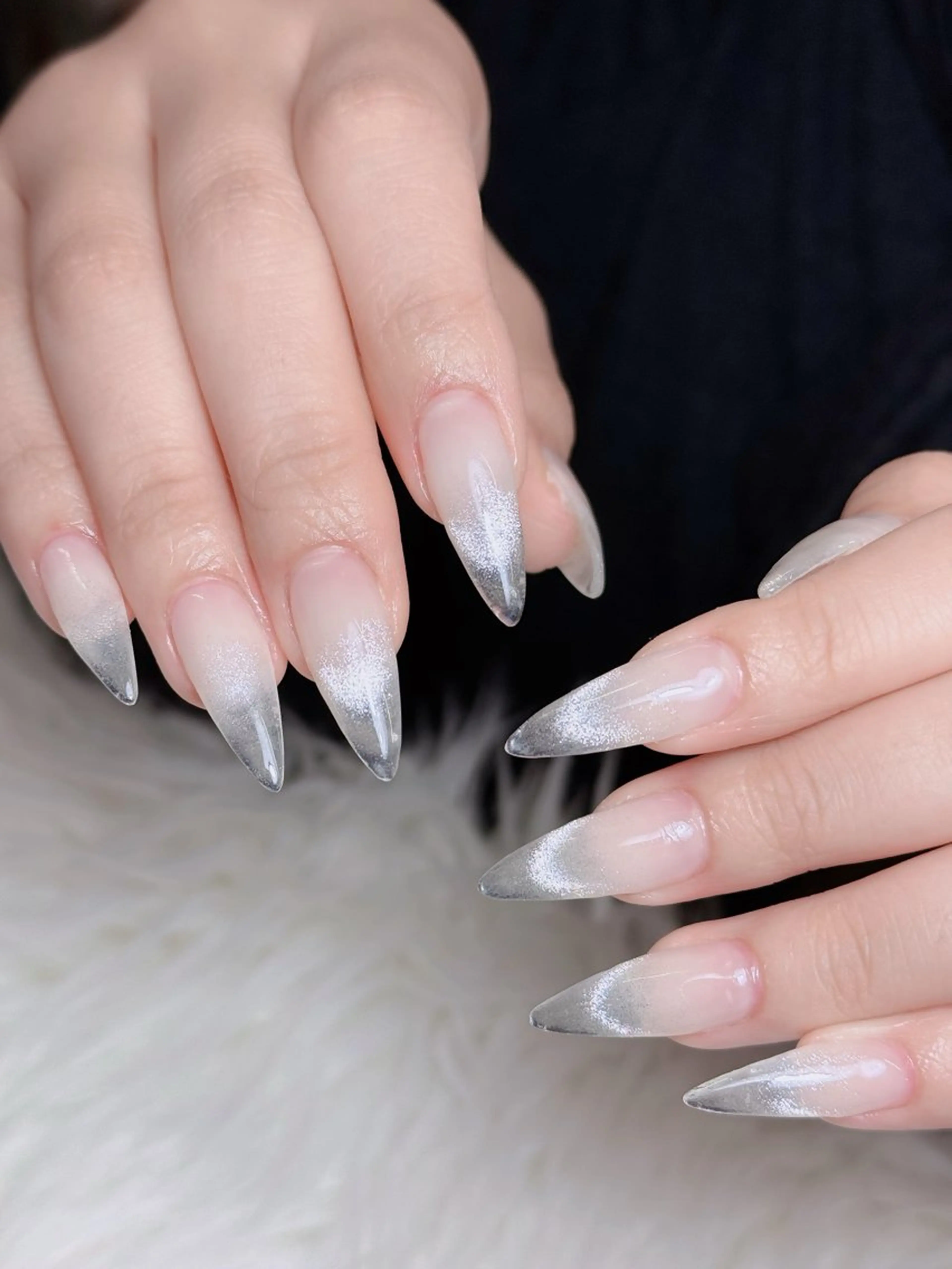 ネイル オーロラネイル チークネイル フットネイル フレンチネイル ハロウィン ハンドネイル Lumi Nail 新大久保3‘のネイルデザイン