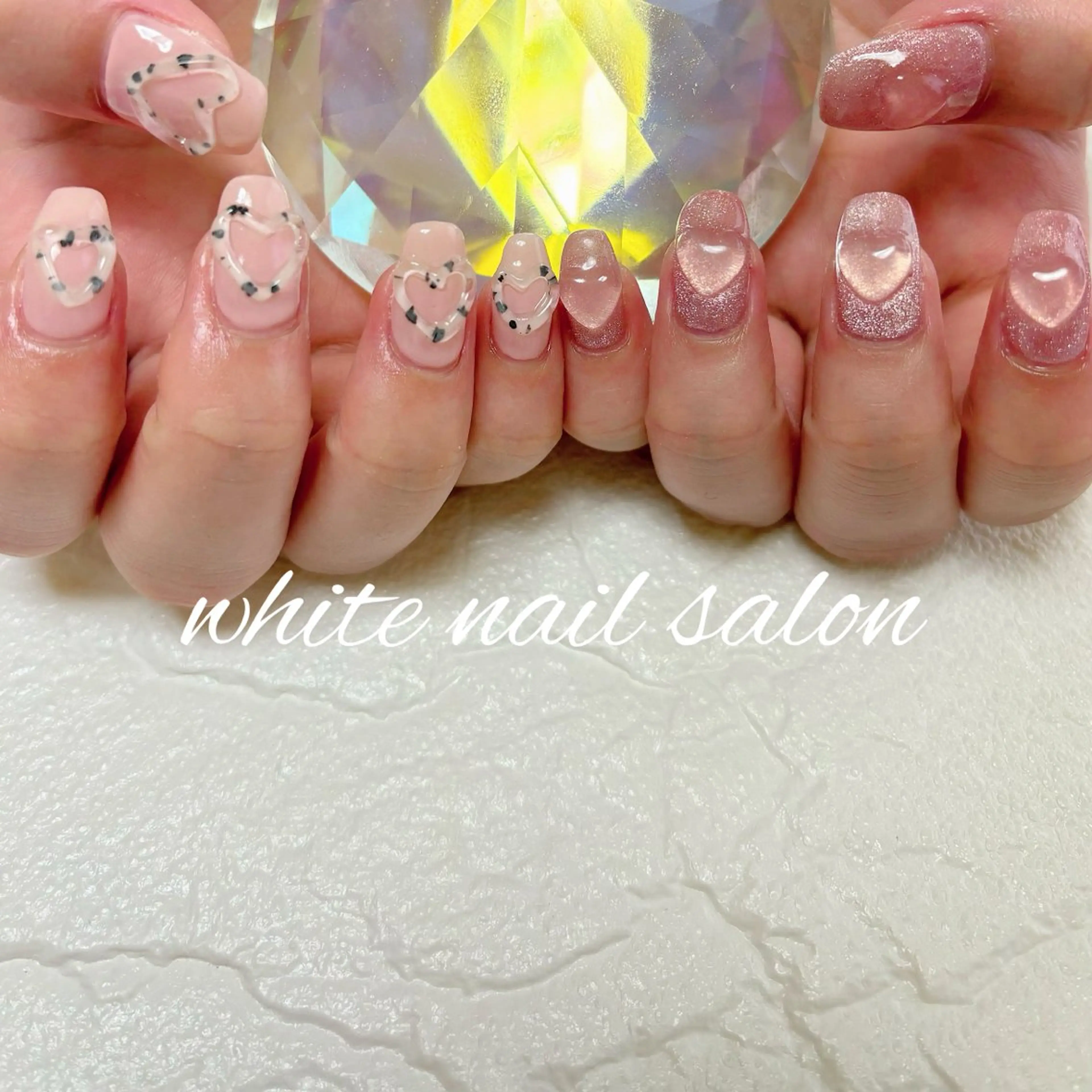 ネイル 持ち込み ホワイト ハンドネイル white nail salonのネイルデザイン