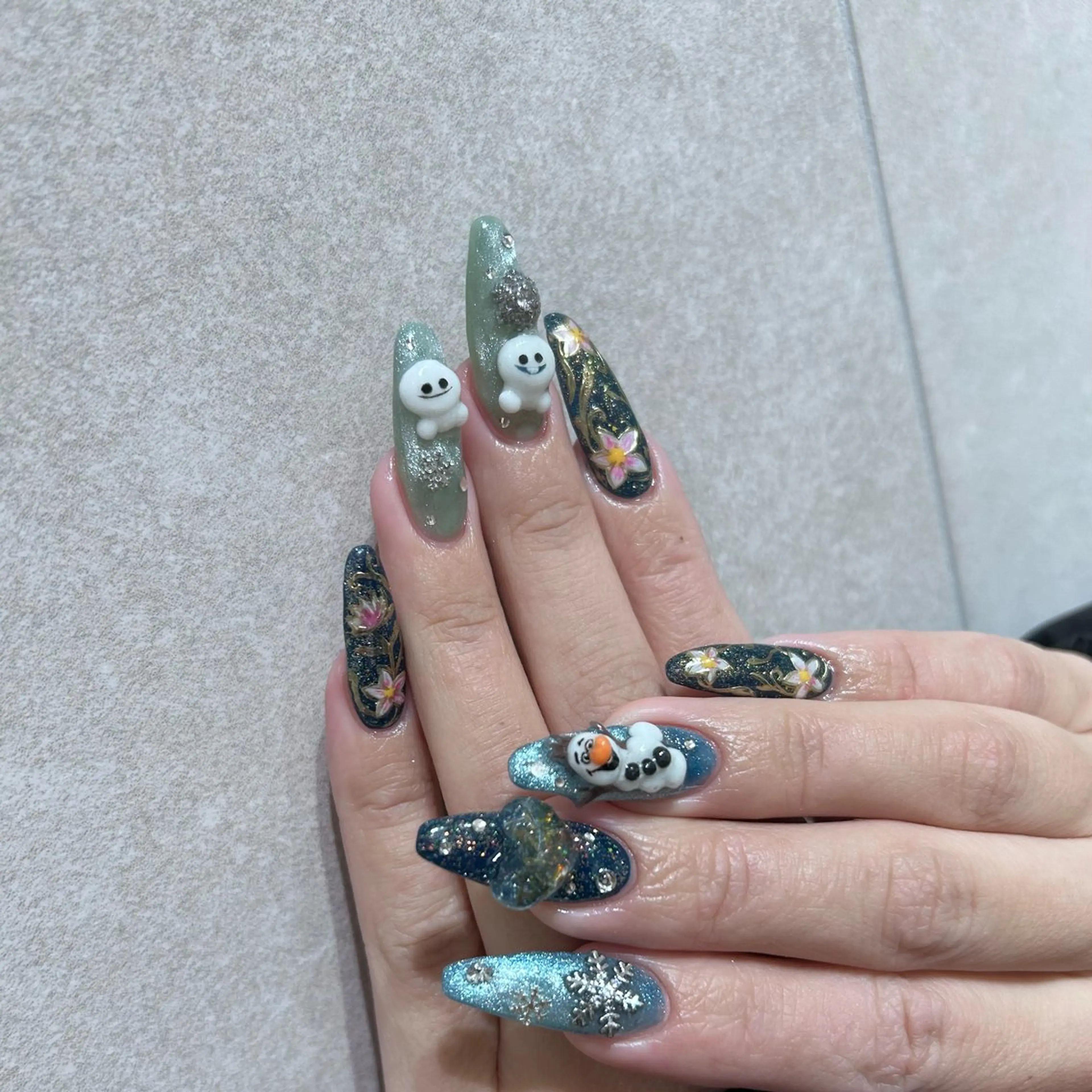 ネイル ハンドネイル junna のぞいてねのネイルデザイン