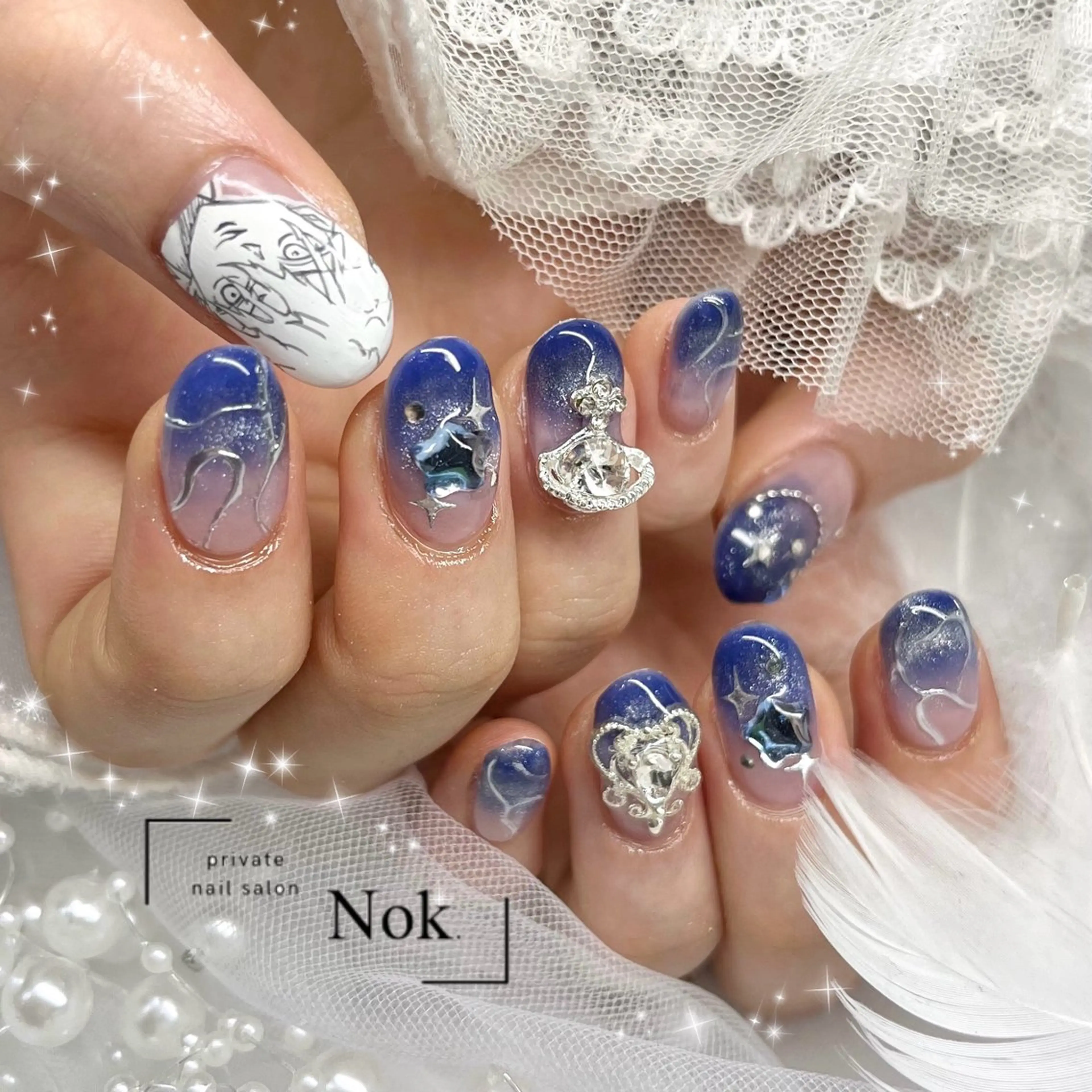 ネイル ハンドネイル 池袋痛ネイル Nok. 渡辺のネイルデザイン