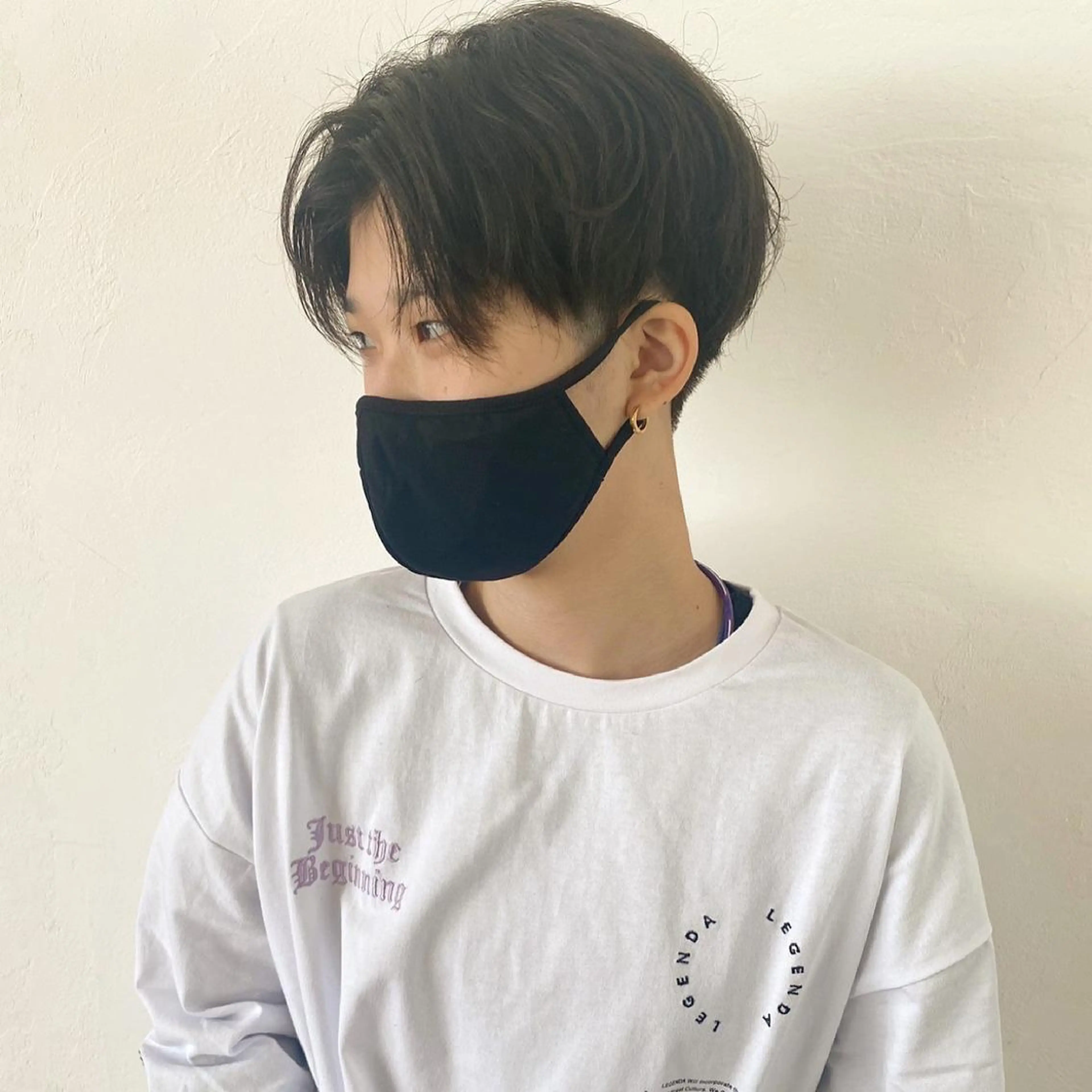 ショート カラー 黒田 凱斗のヘアスタイル