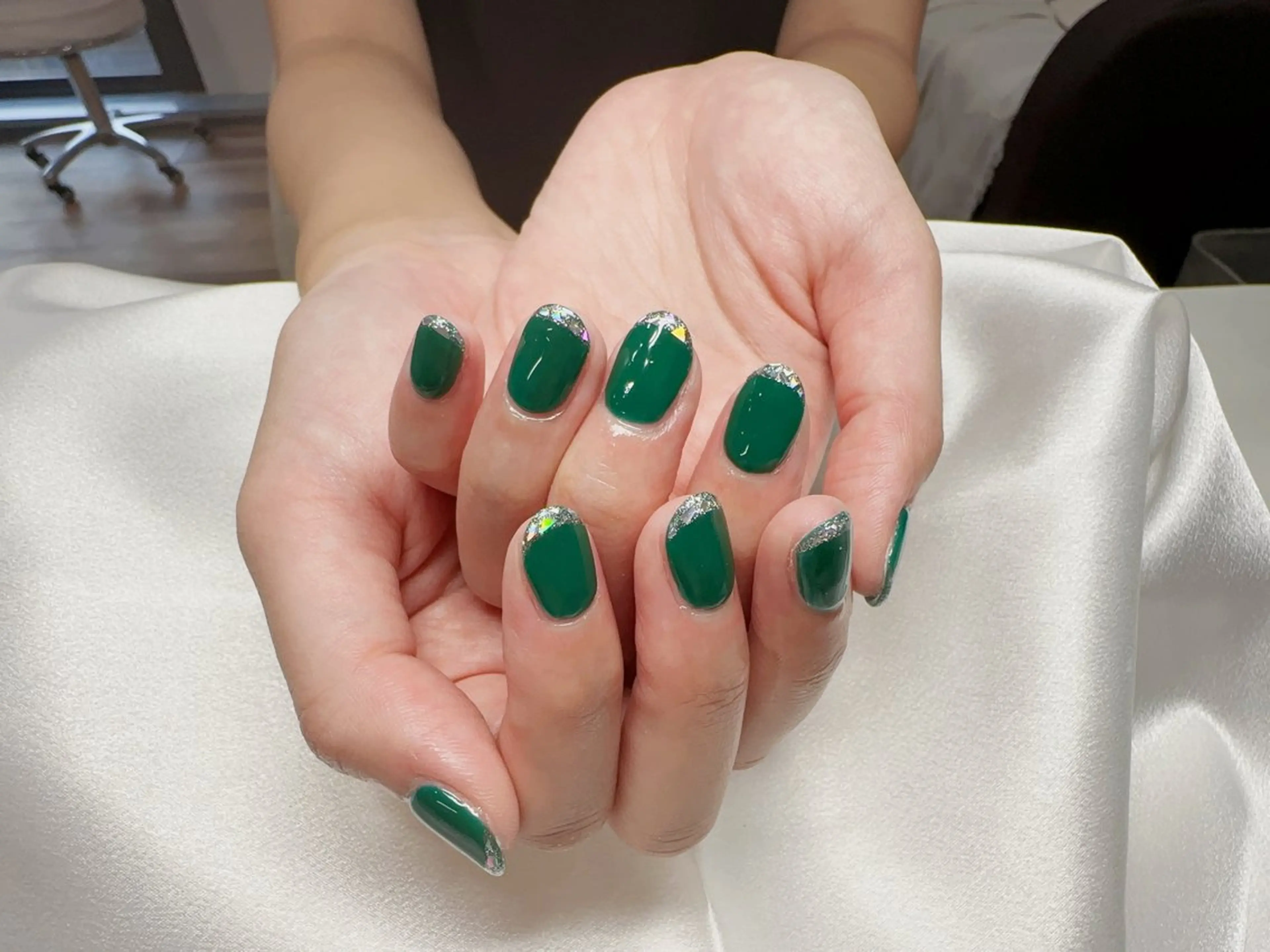 ネイル フレンチネイル Ui_Amor (パラジェル)のネイルデザイン