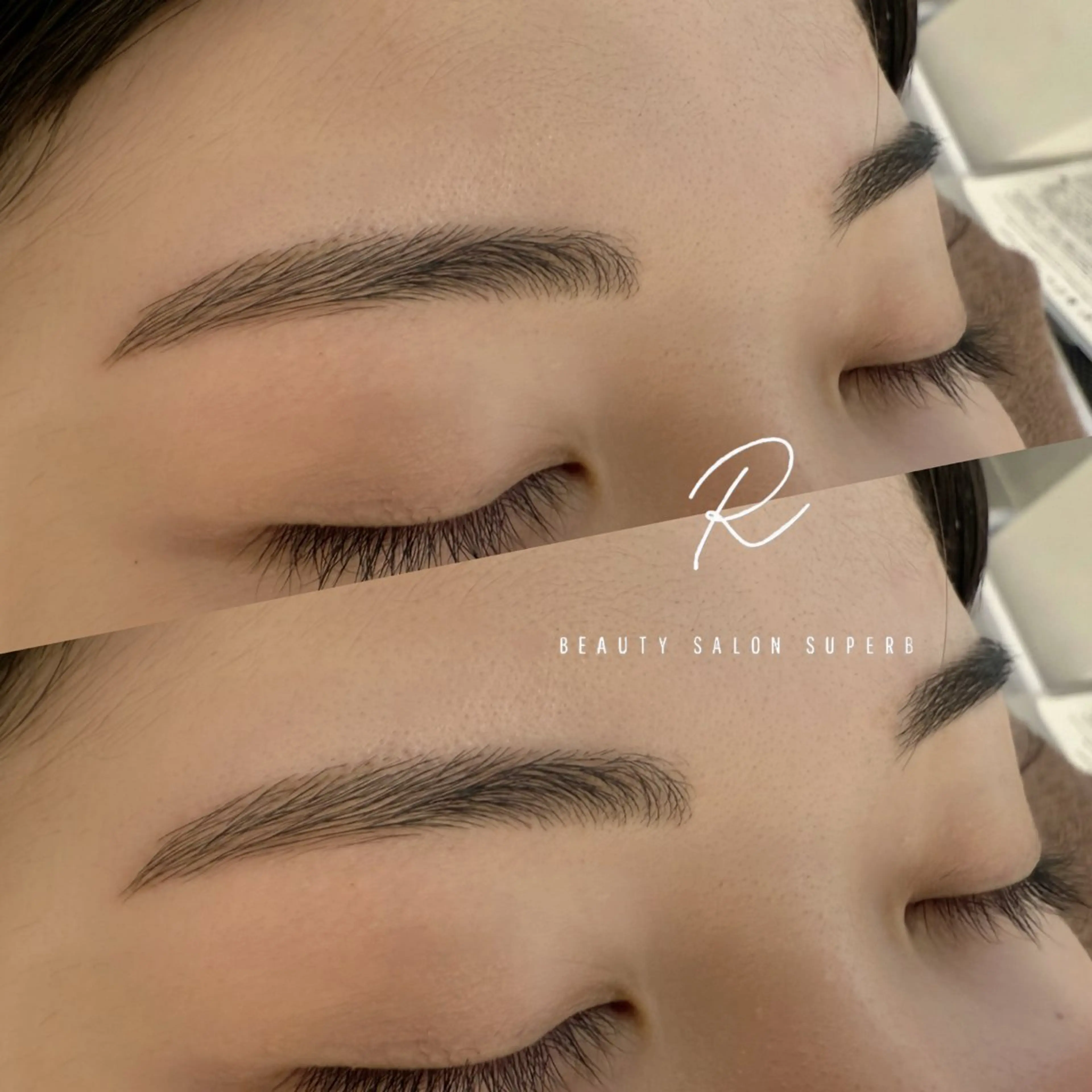 アイブロウ R/🤎 パーマ＆ブリーチ🔥のヘアスタイル