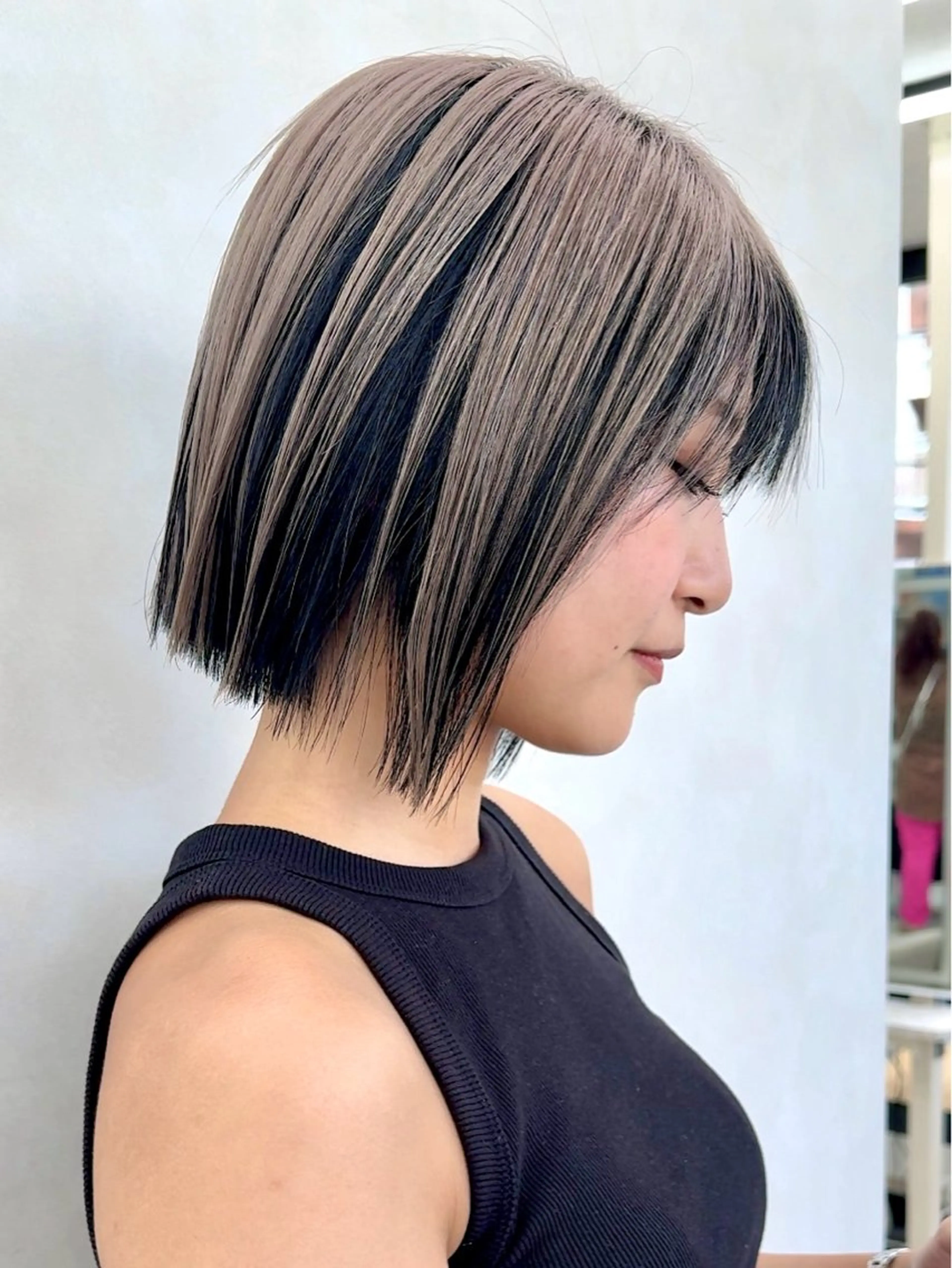 アンブレラカラー（ケアブリーチ込み）＋トリートメント¥11,000の写真