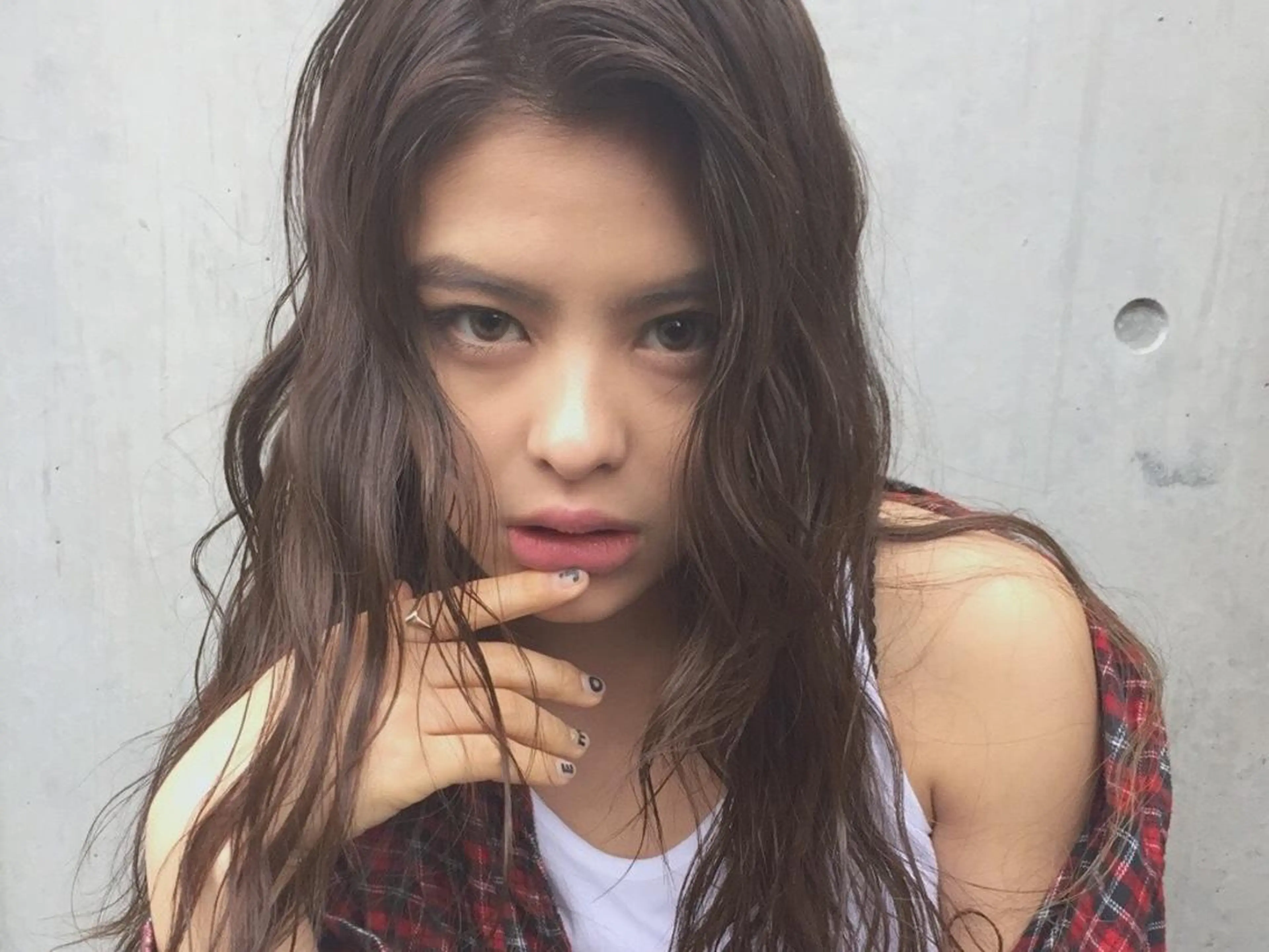 セミロング ロング カラー パーマ ヘアアレンジ ☃️髪質改善🉐割✨ ❄️“ever”❄️のヘアスタイル