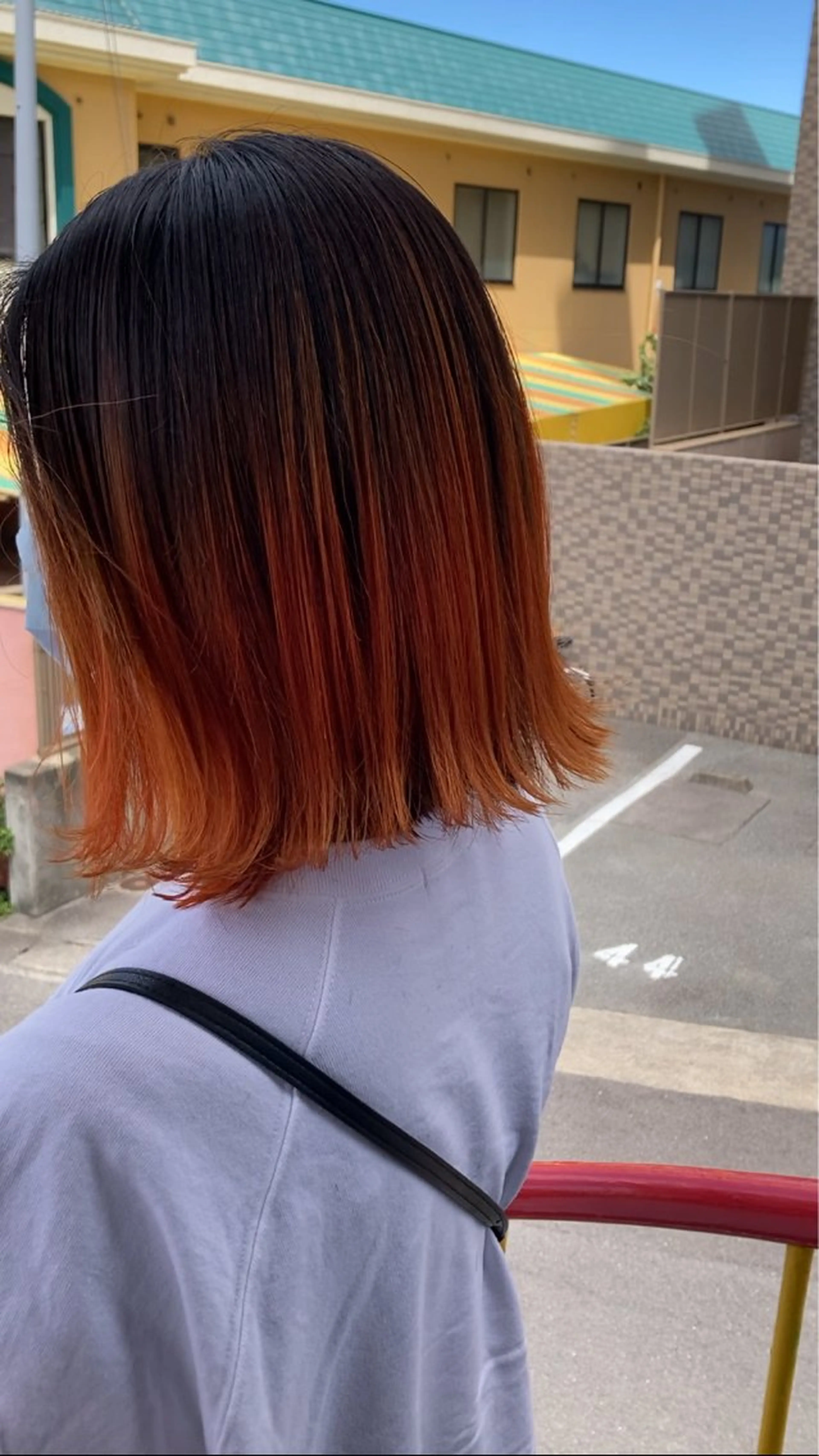 ミディアム カット ヘアカラー パーマ 縮毛矯正 大谷 哲基のヘアスタイル