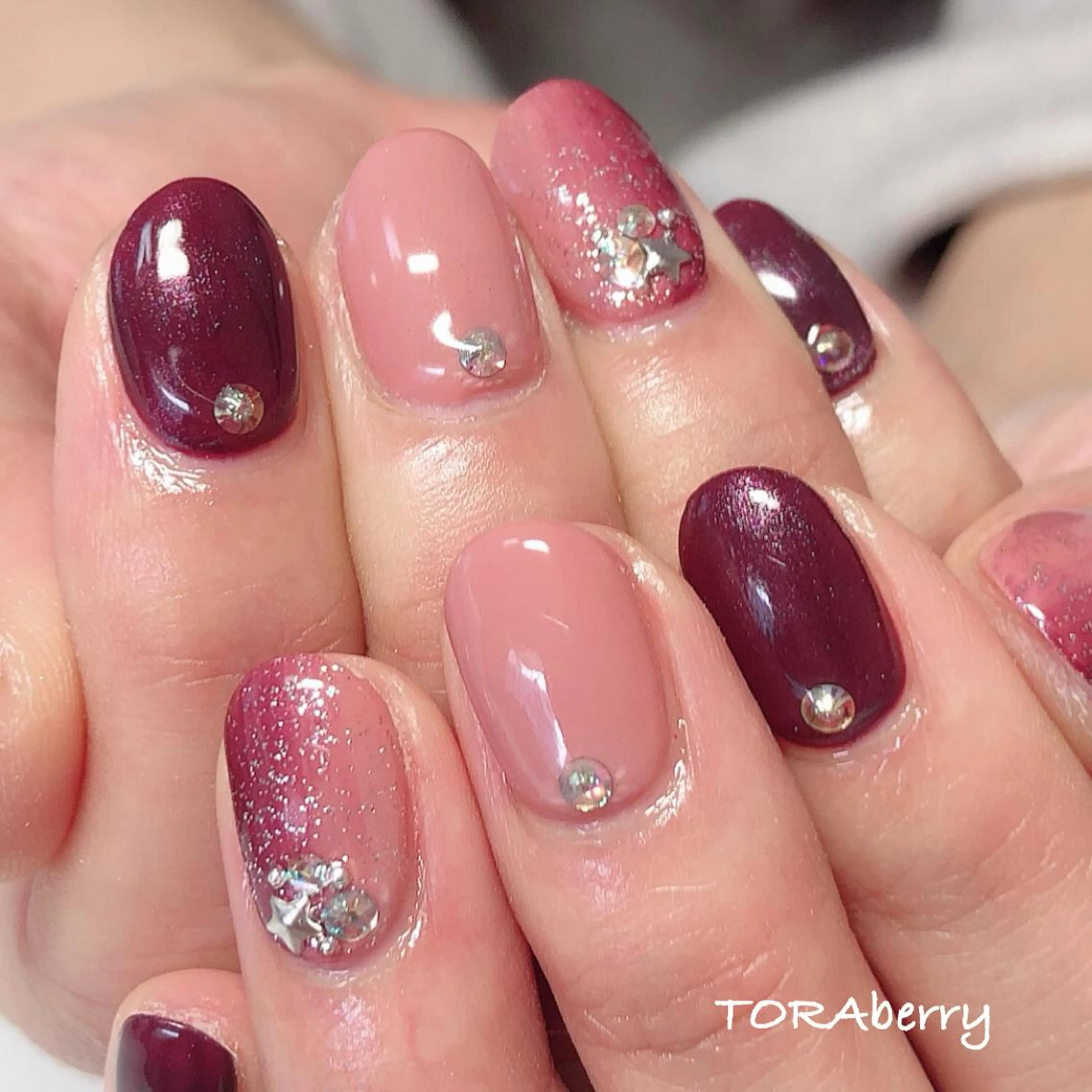 ネイル グラデーション ハンドネイル ネイリスト なつみのネイルデザイン