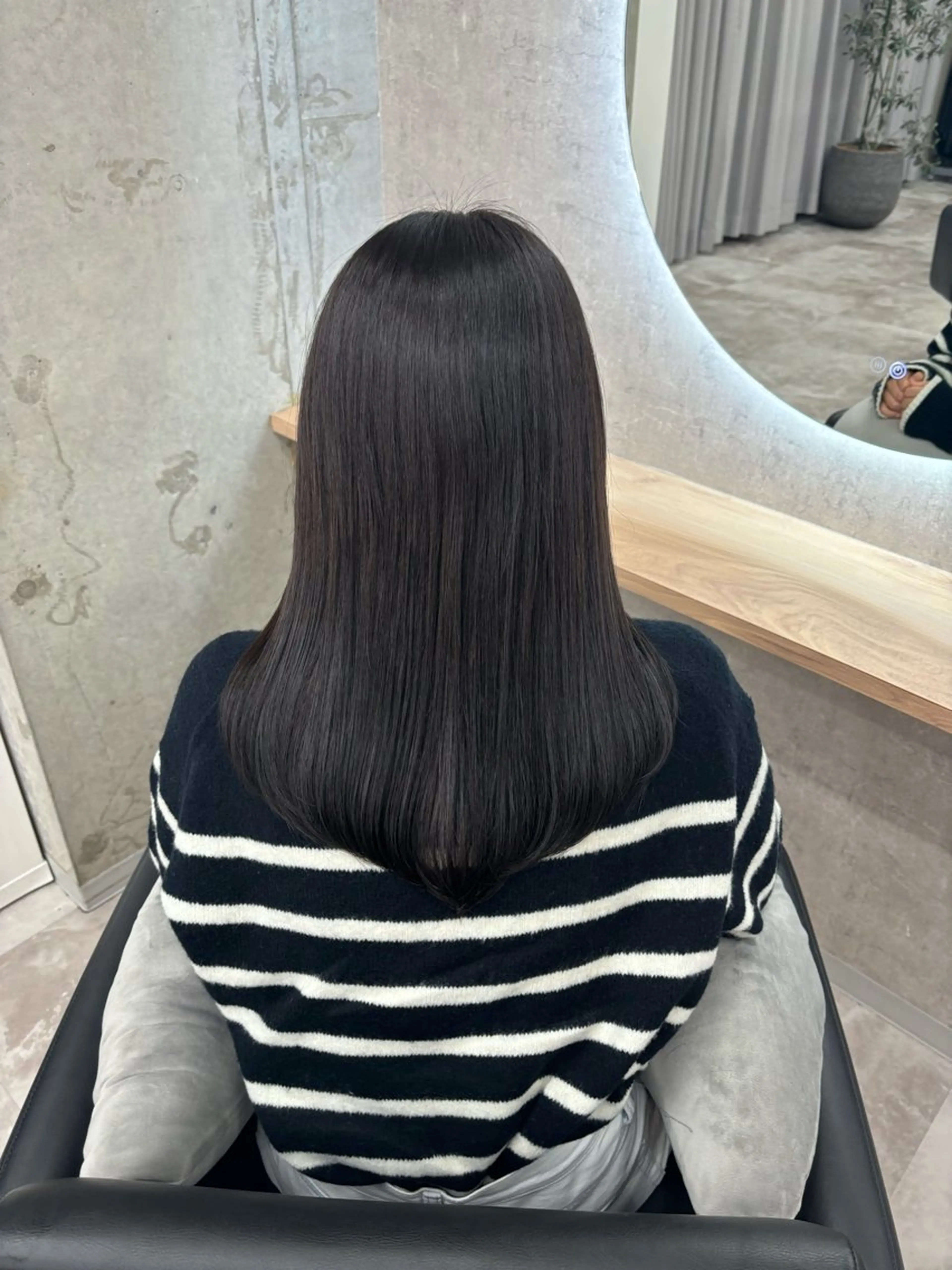 セミロング カラー ヘアアレンジ 透明感カラー グレージュ 苗代萌/ぷるツヤ髪 🫧／レイヤーカットのヘアスタイル