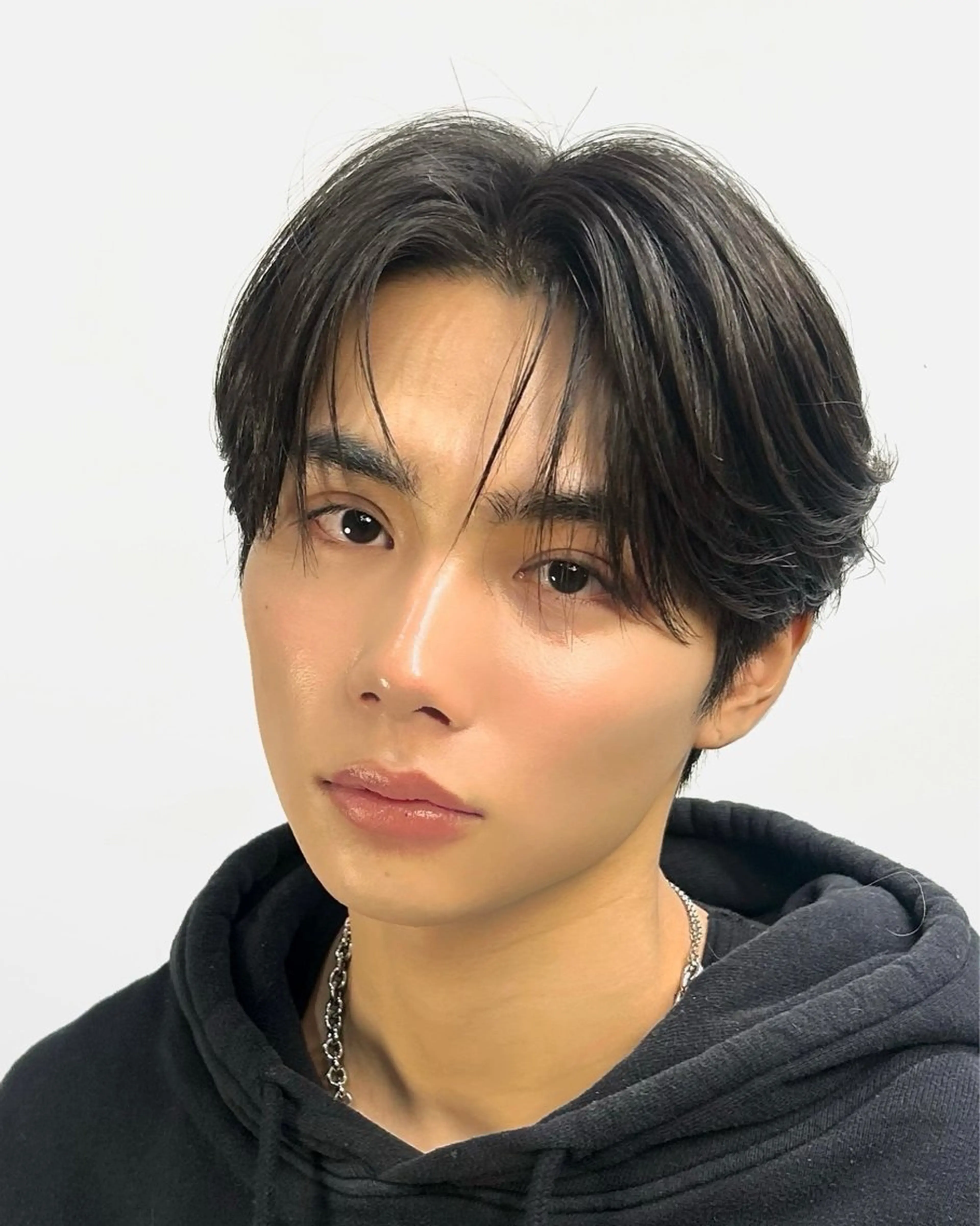 ミディアム メンズ 曲がる縮毛矯正 メンズ特化/鈴木美璃のヘアスタイル