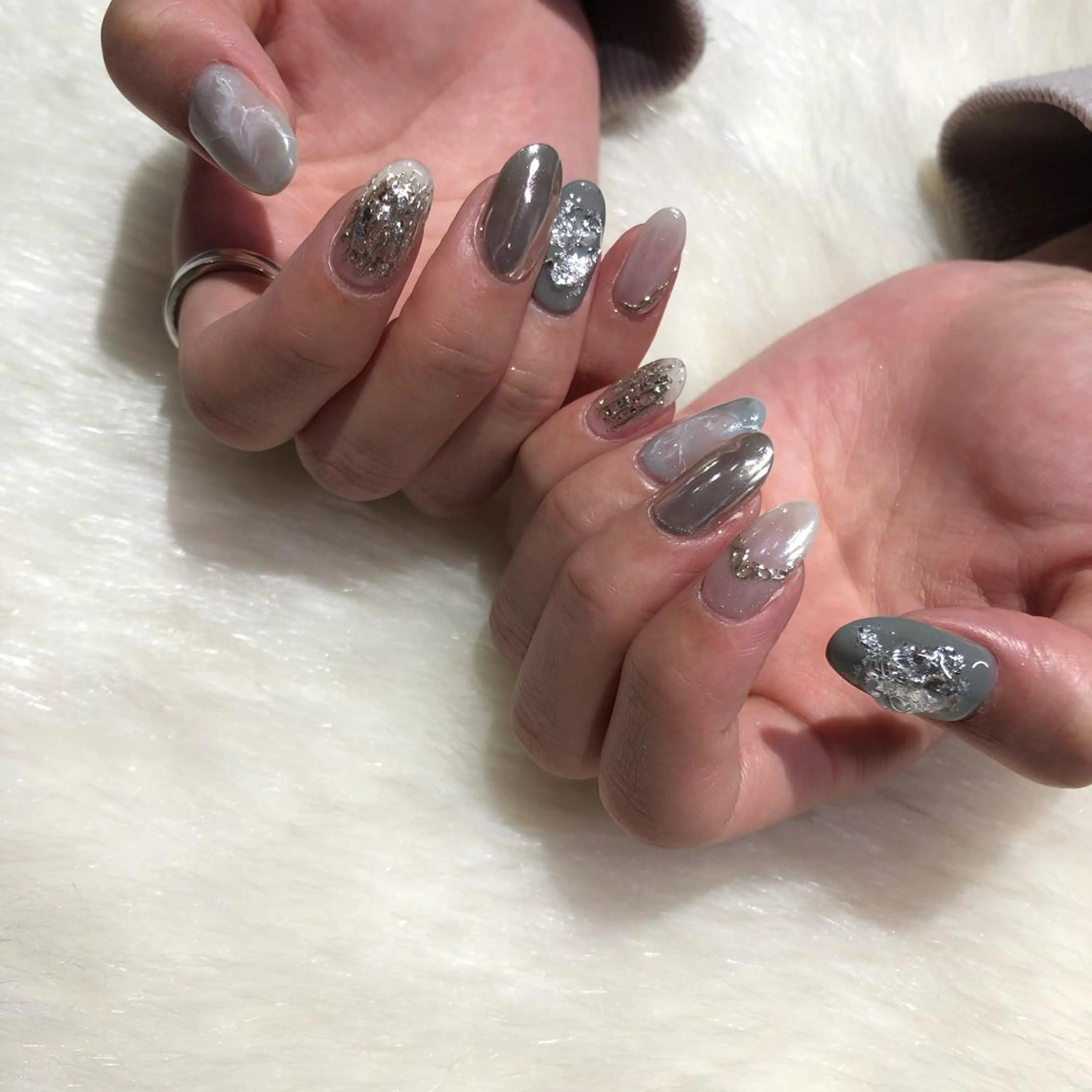 ネイル ハンドネイル フットネイル ハンドケア Nes.Nail所属・Miyagi Asamiのネイルデザイン