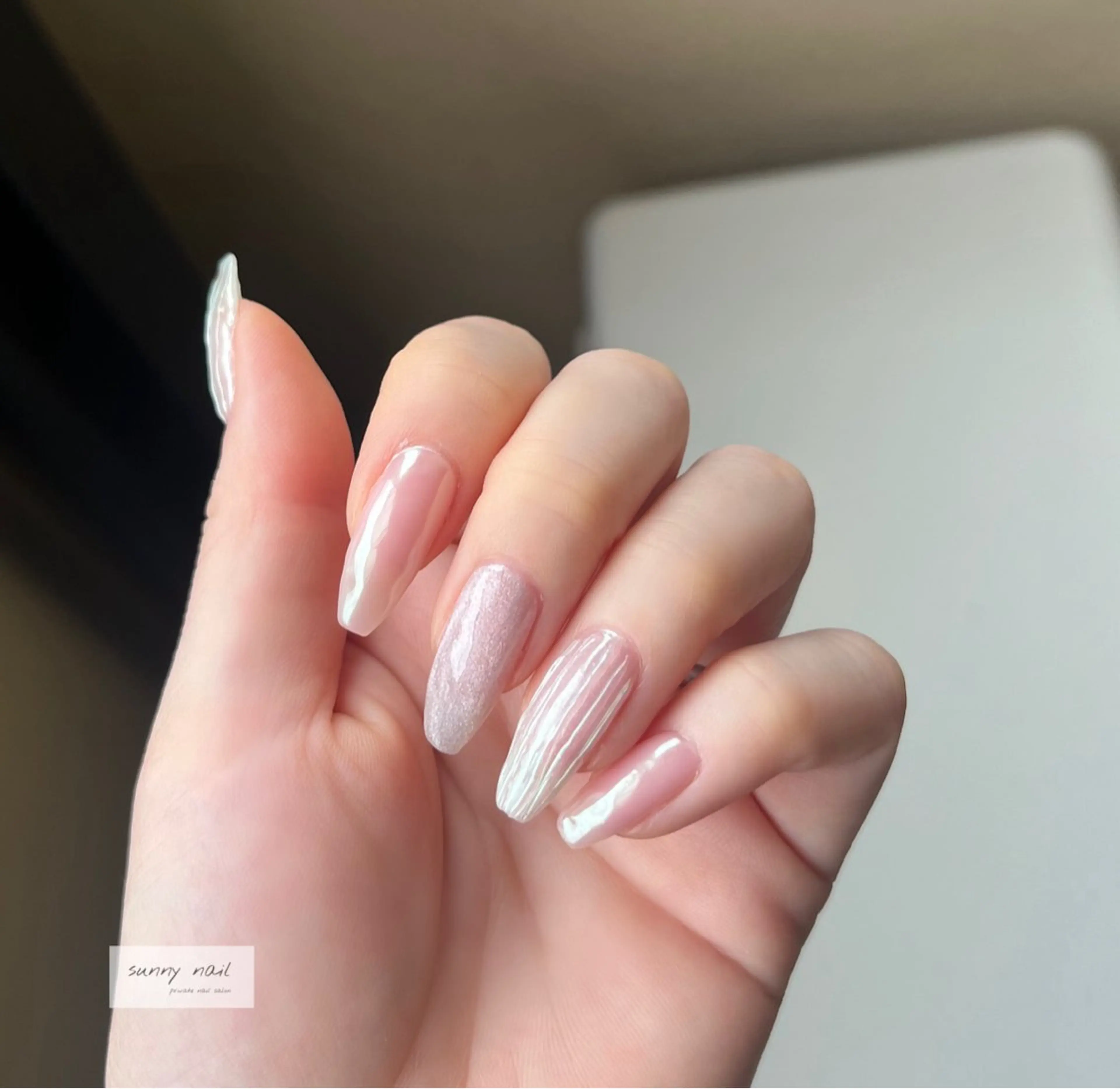 ネイル オーロラネイル マグネットネイル sunny nailのネイルデザイン