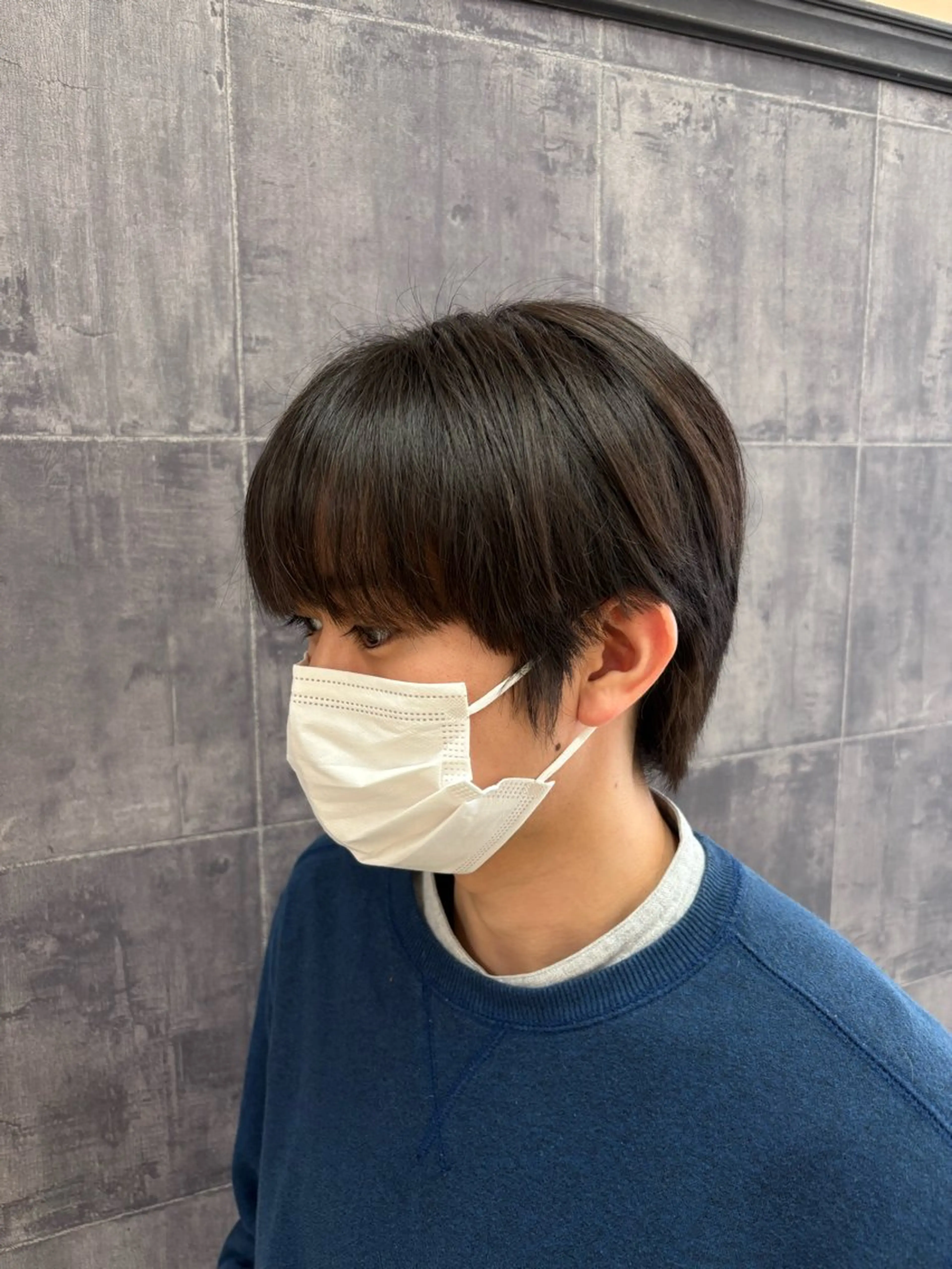 ミディアム メンズ マッシュ カット cure 船橋店所属・メンズヘア/艶カラー /ブリーチ/魁人のヘアスタイル