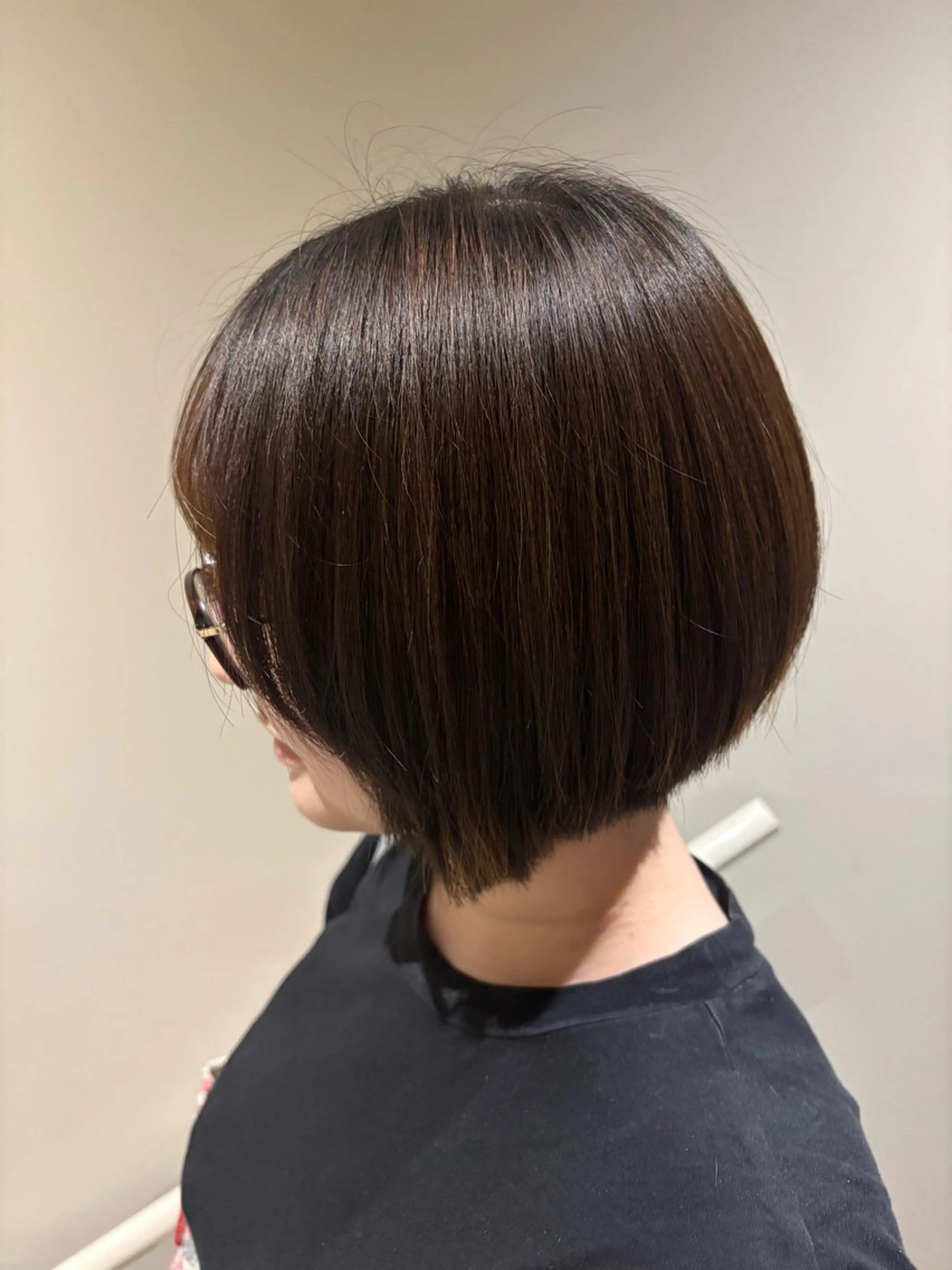 ショート ボブ 烏丸/透明感カラー/ ヘッドスパ/kahoのヘアスタイル